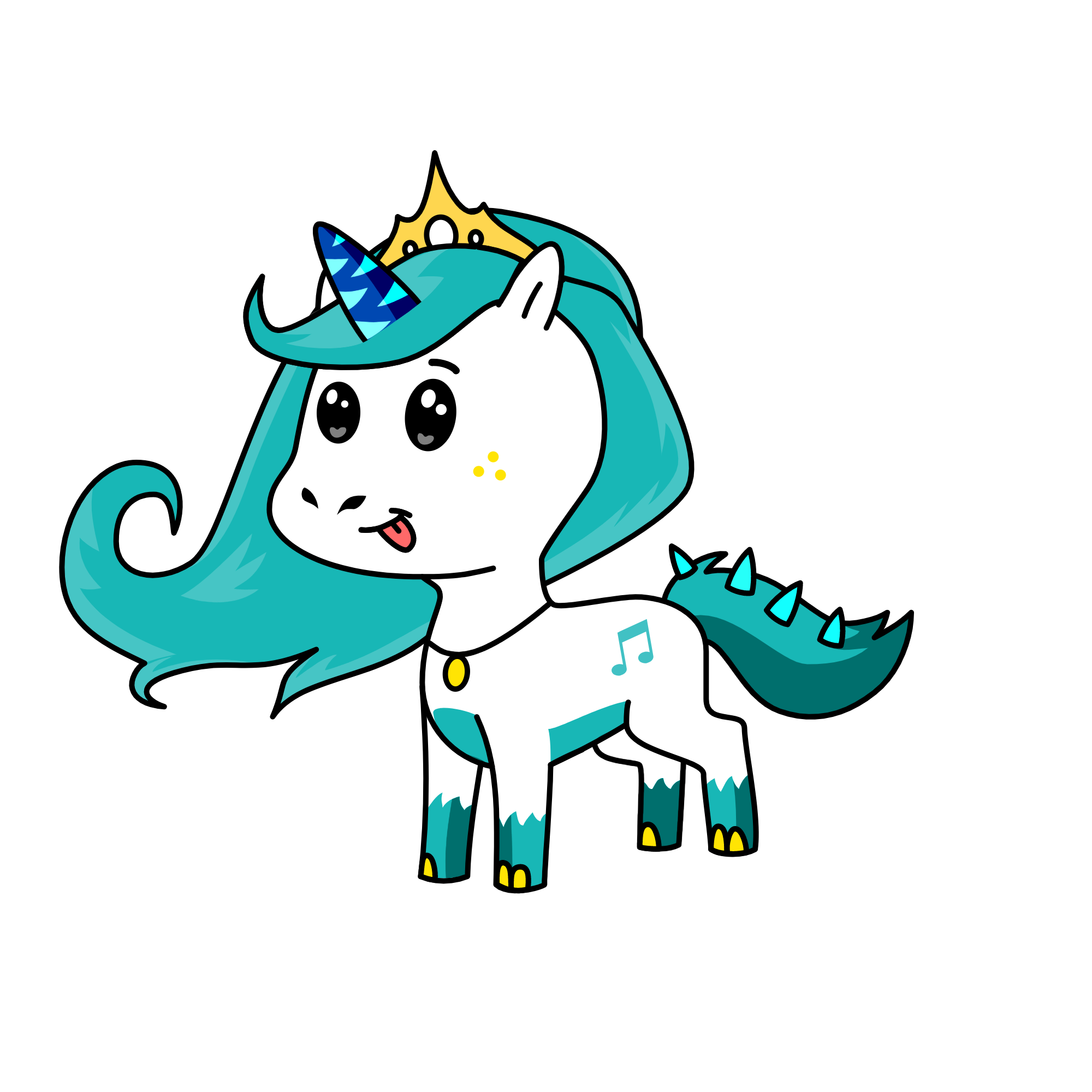 Queeny, the unicorn