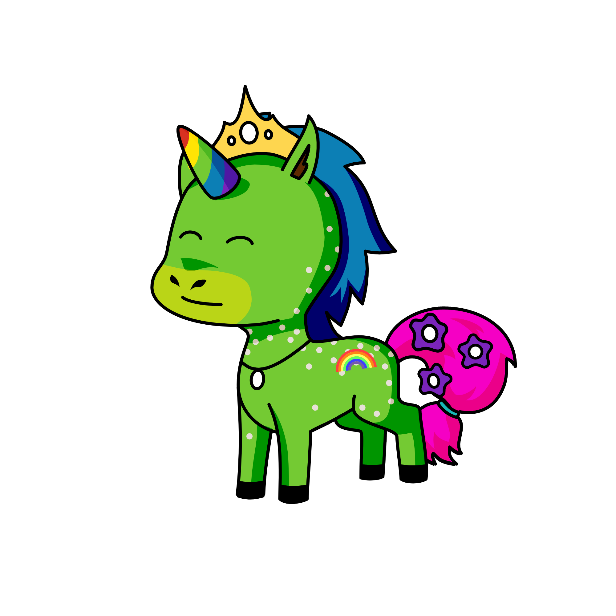 Banana Fuzzy Pants!, the unicorn