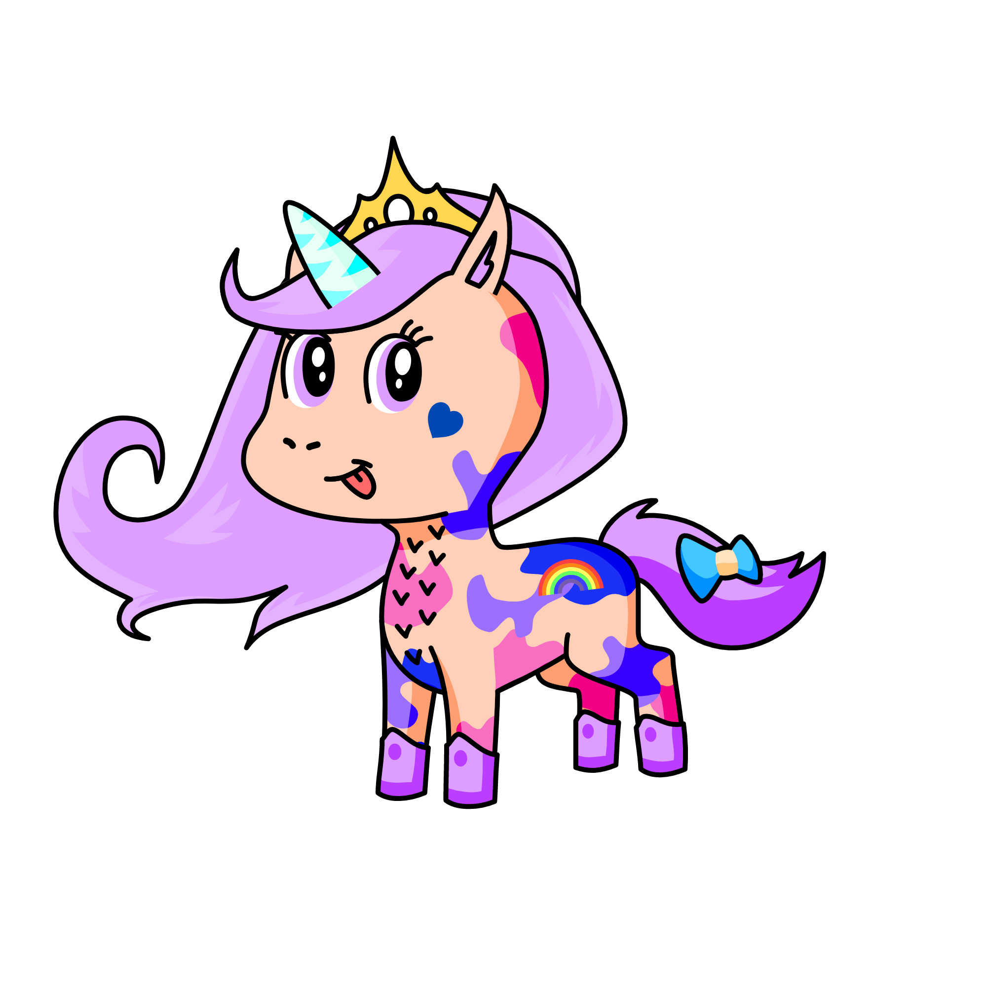 Vanessa, the unicorn