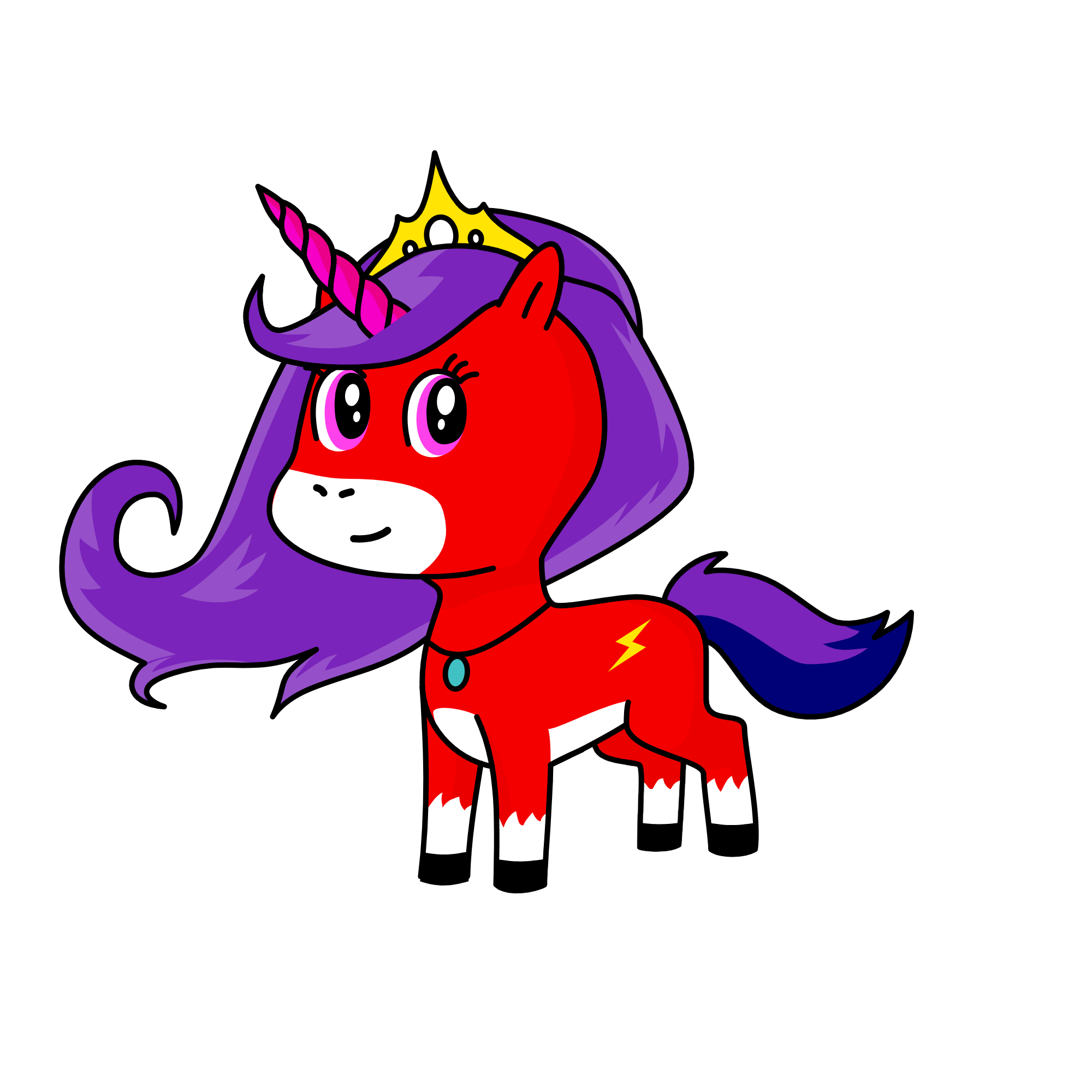 Fire, the unicorn