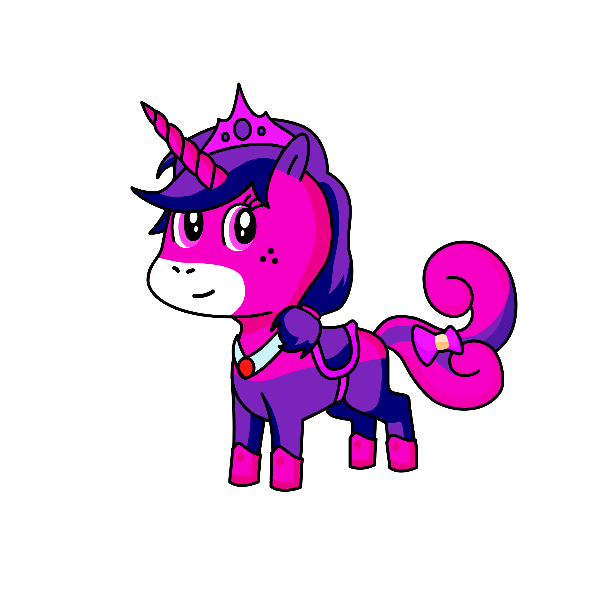 princess, the unicorn