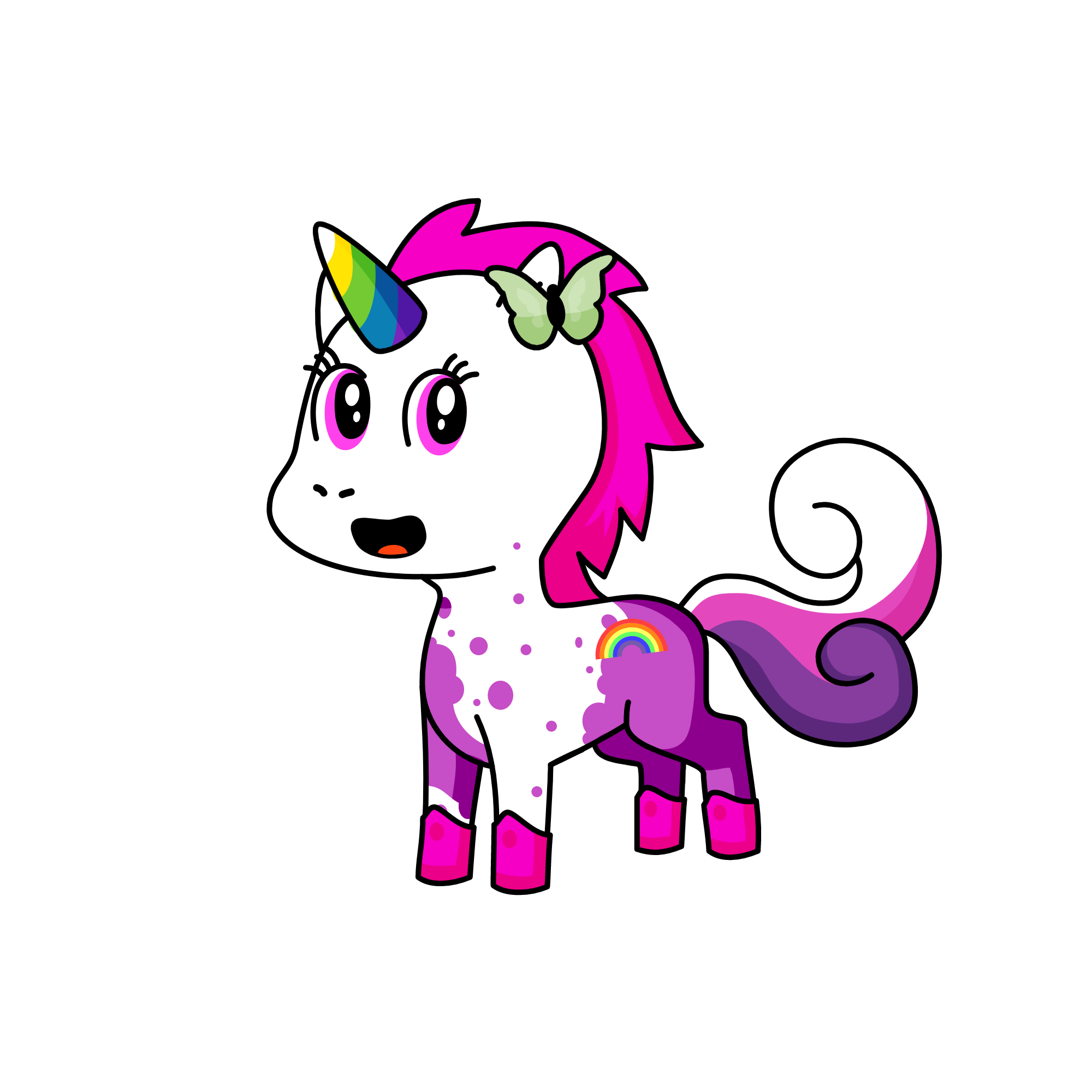 cutsie, the unicorn