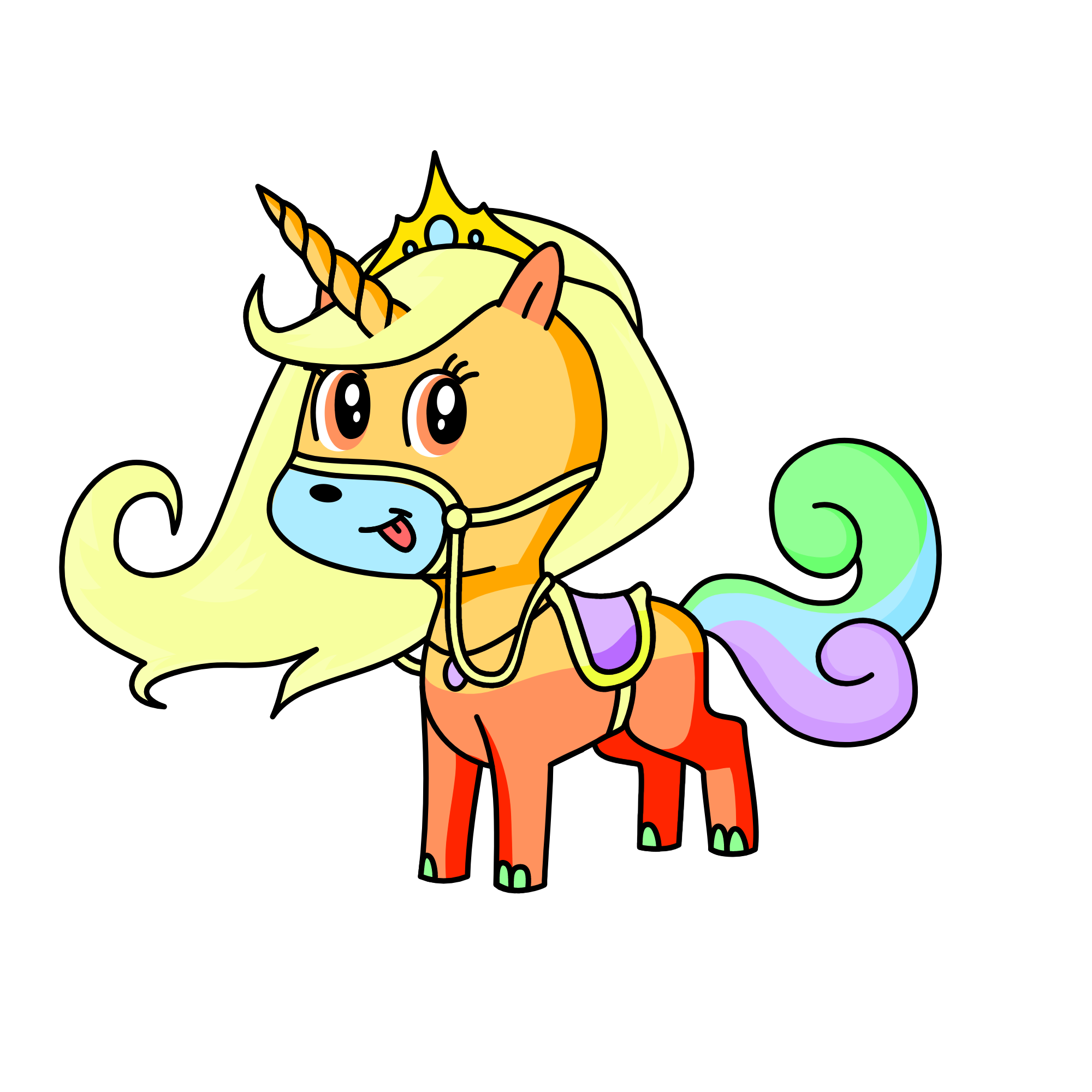 rainbows, the unicorn