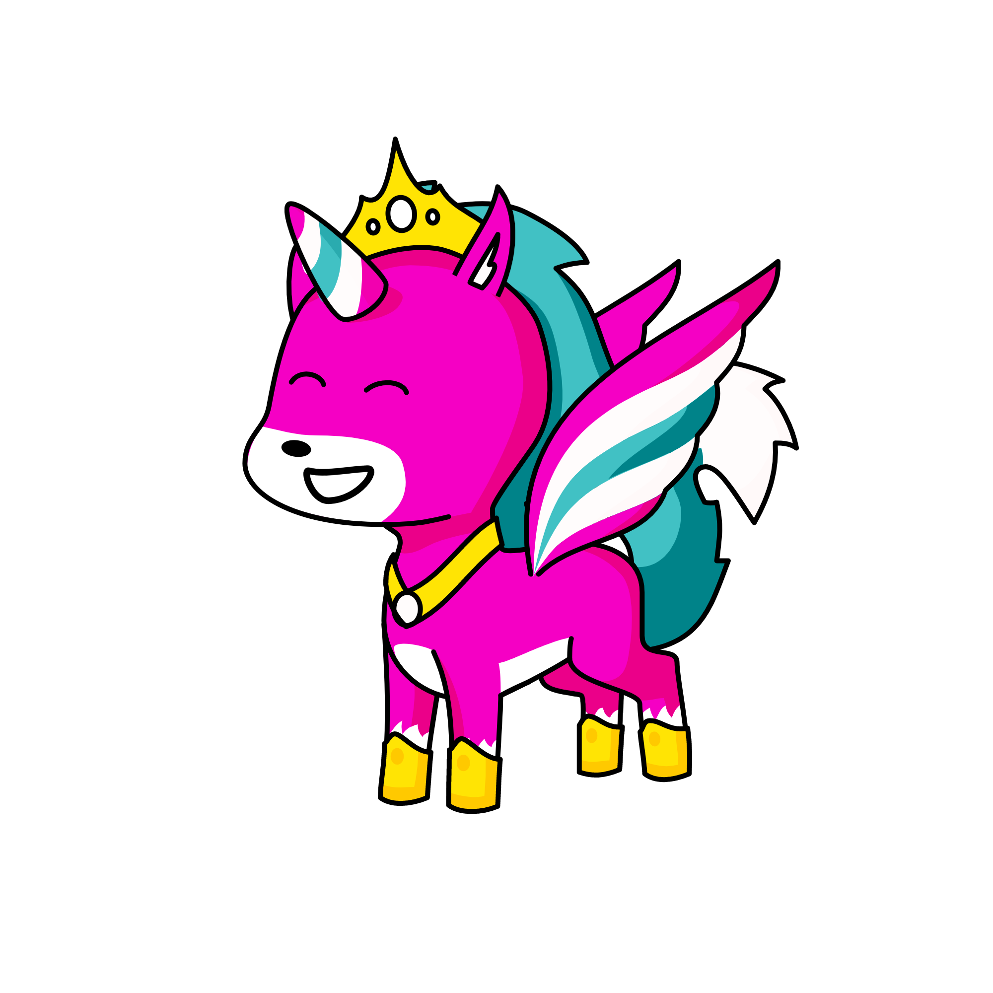 princess/prince riley. princess/prince of the trans flag, the unicorn