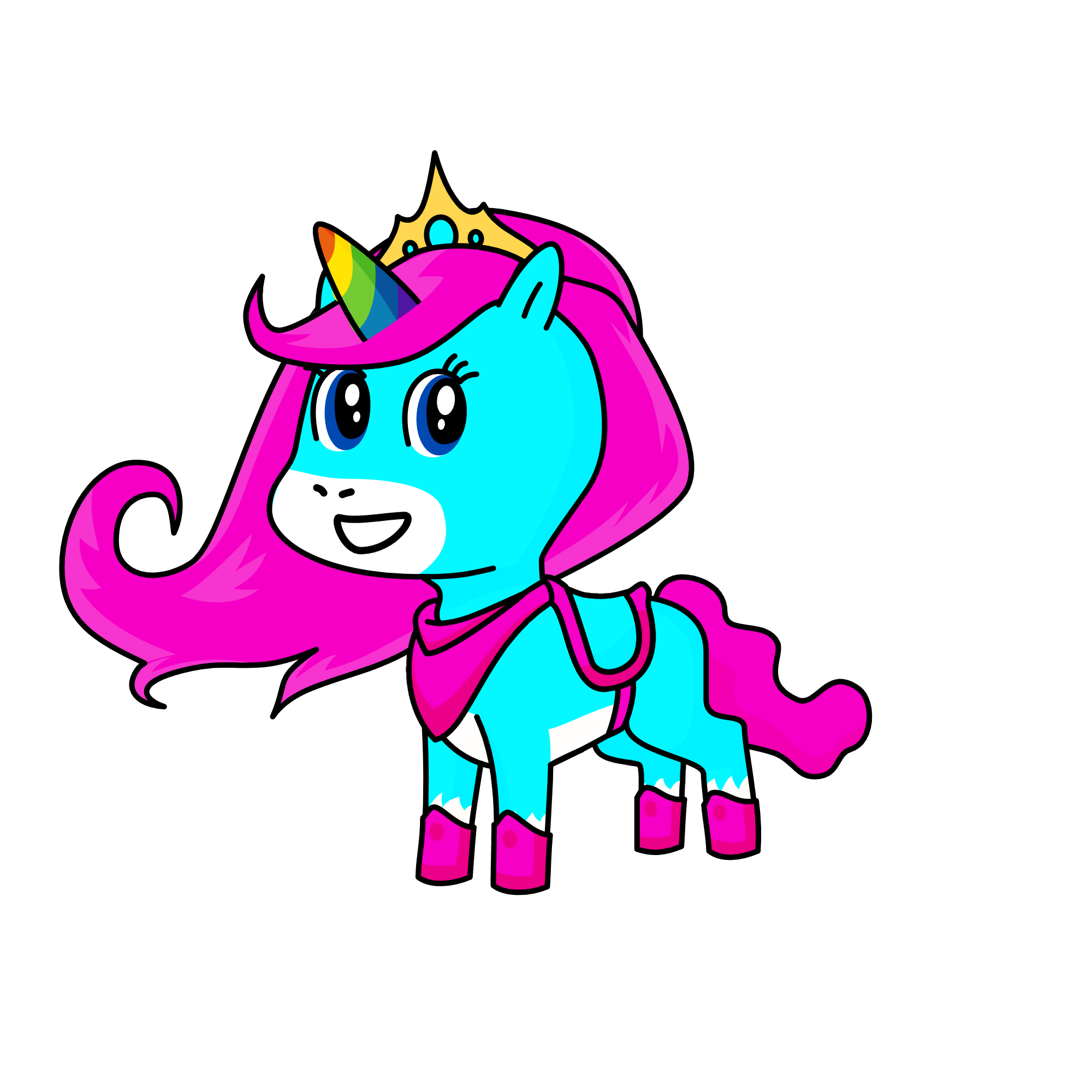 Tina, the unicorn