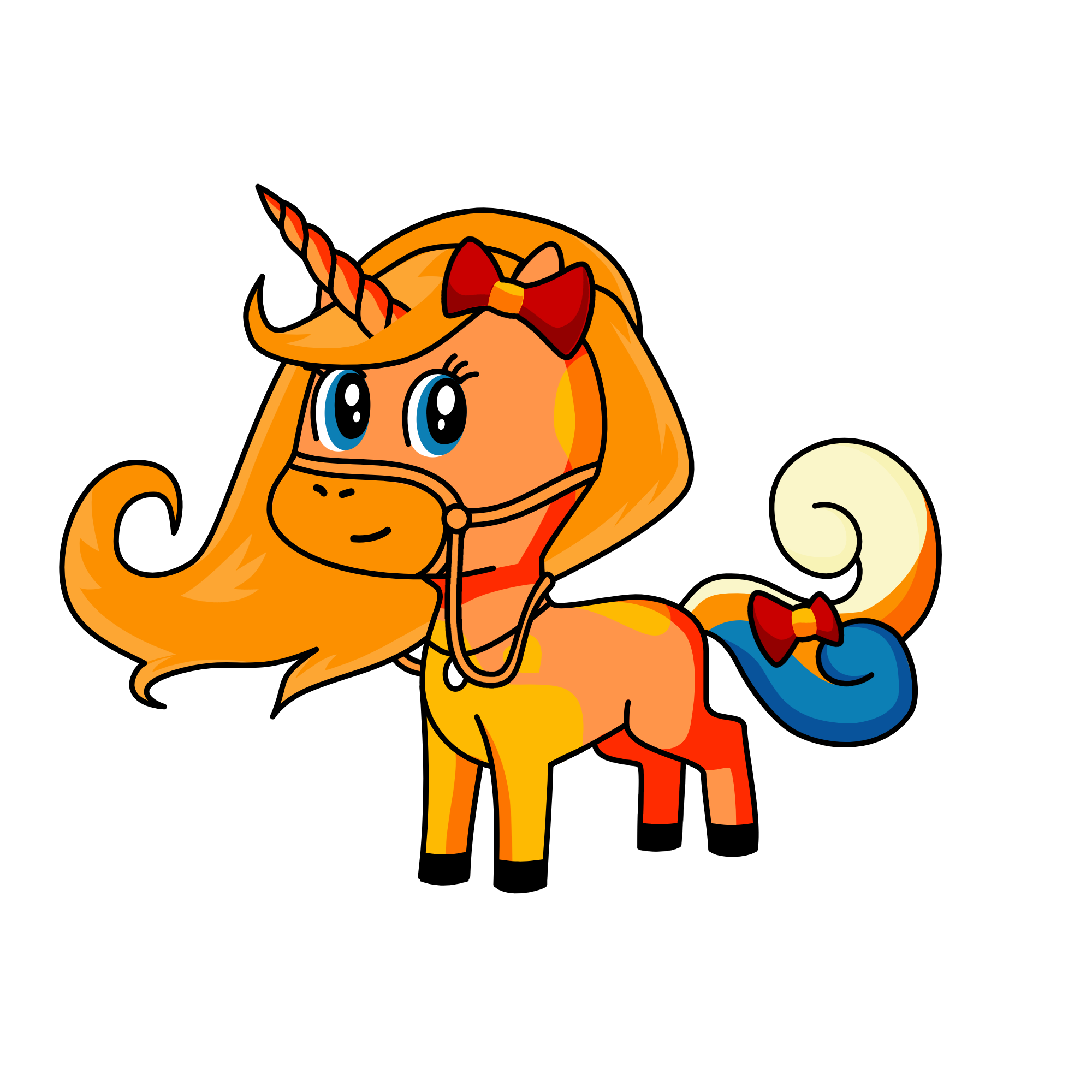 FlameFern, the unicorn