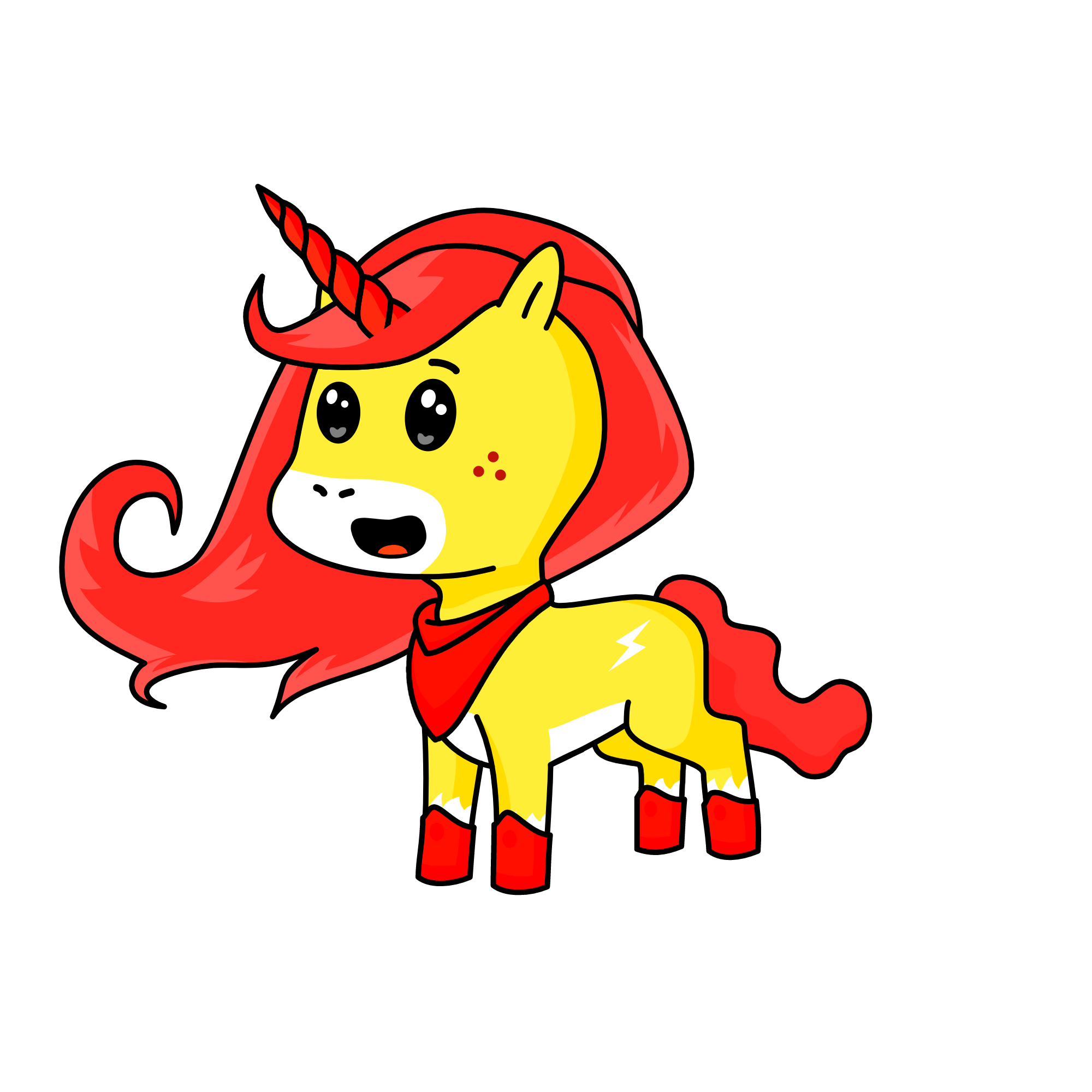 Ember, the unicorn