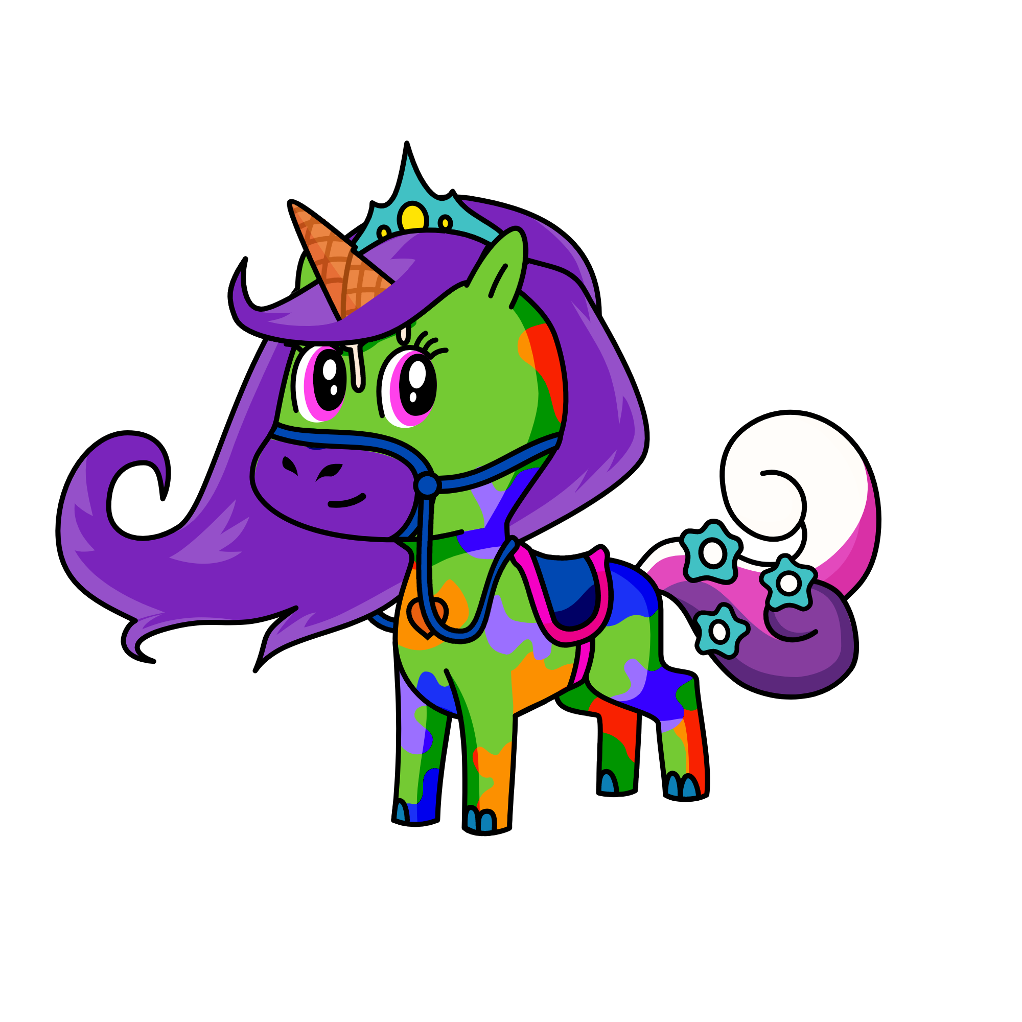 ice cream cone princes, the unicorn