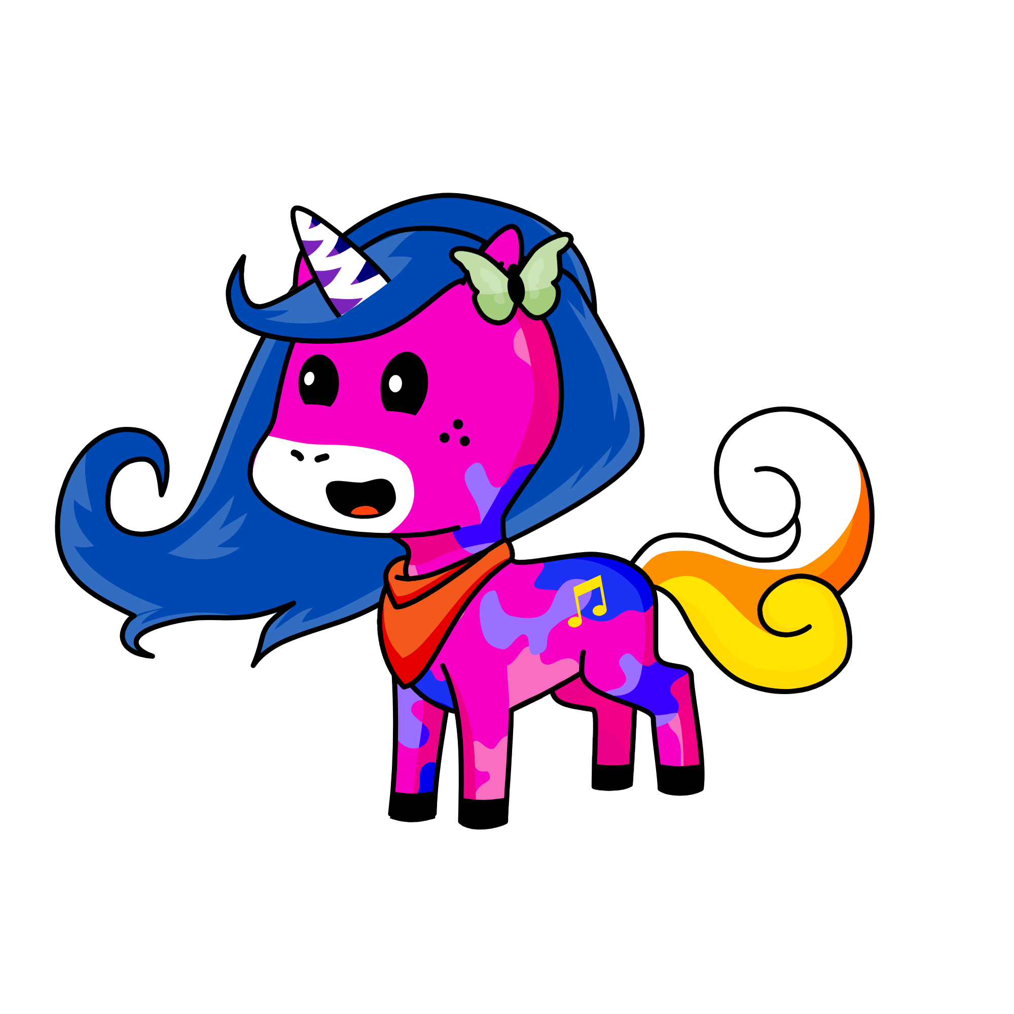 Moon, the unicorn