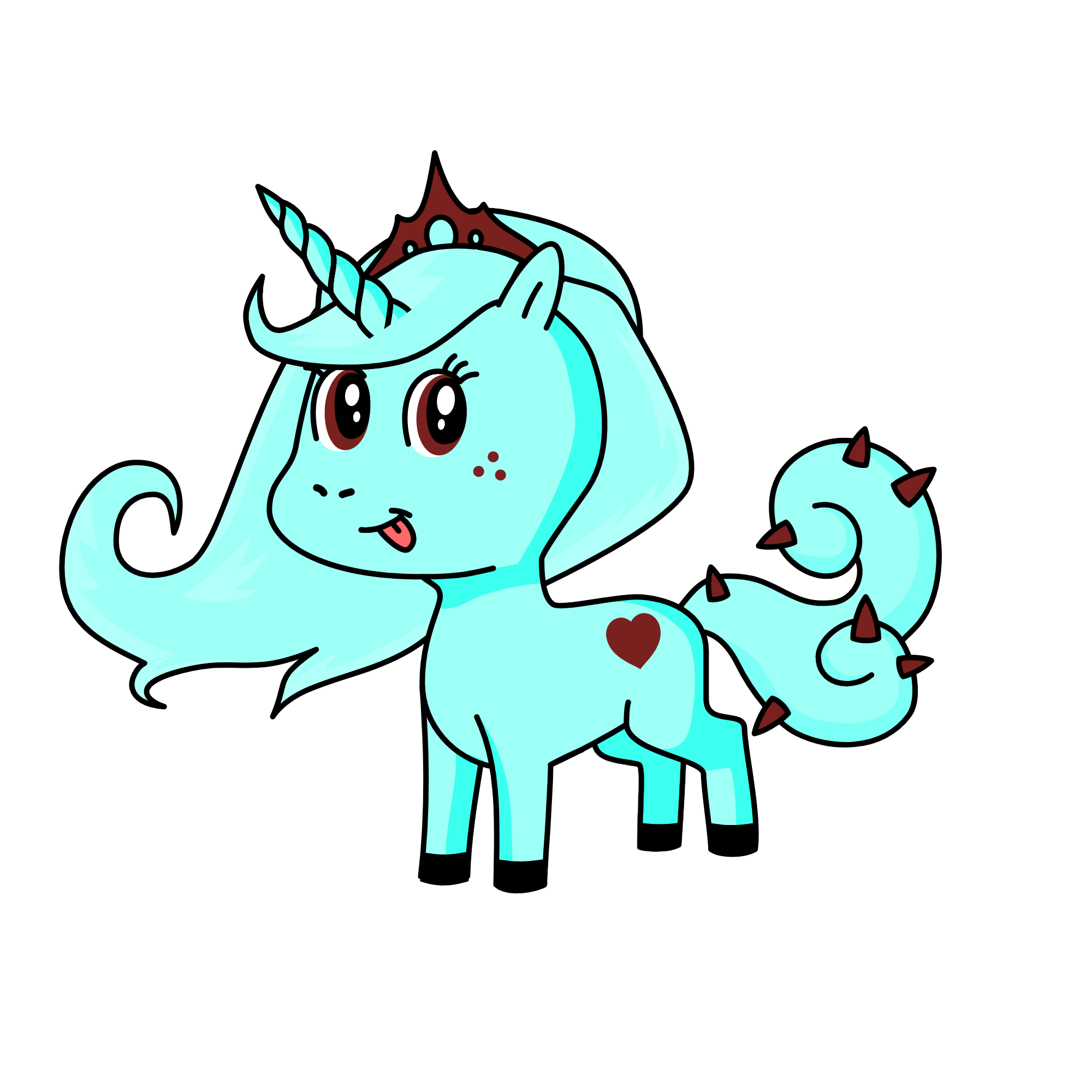 minty chip, the unicorn
