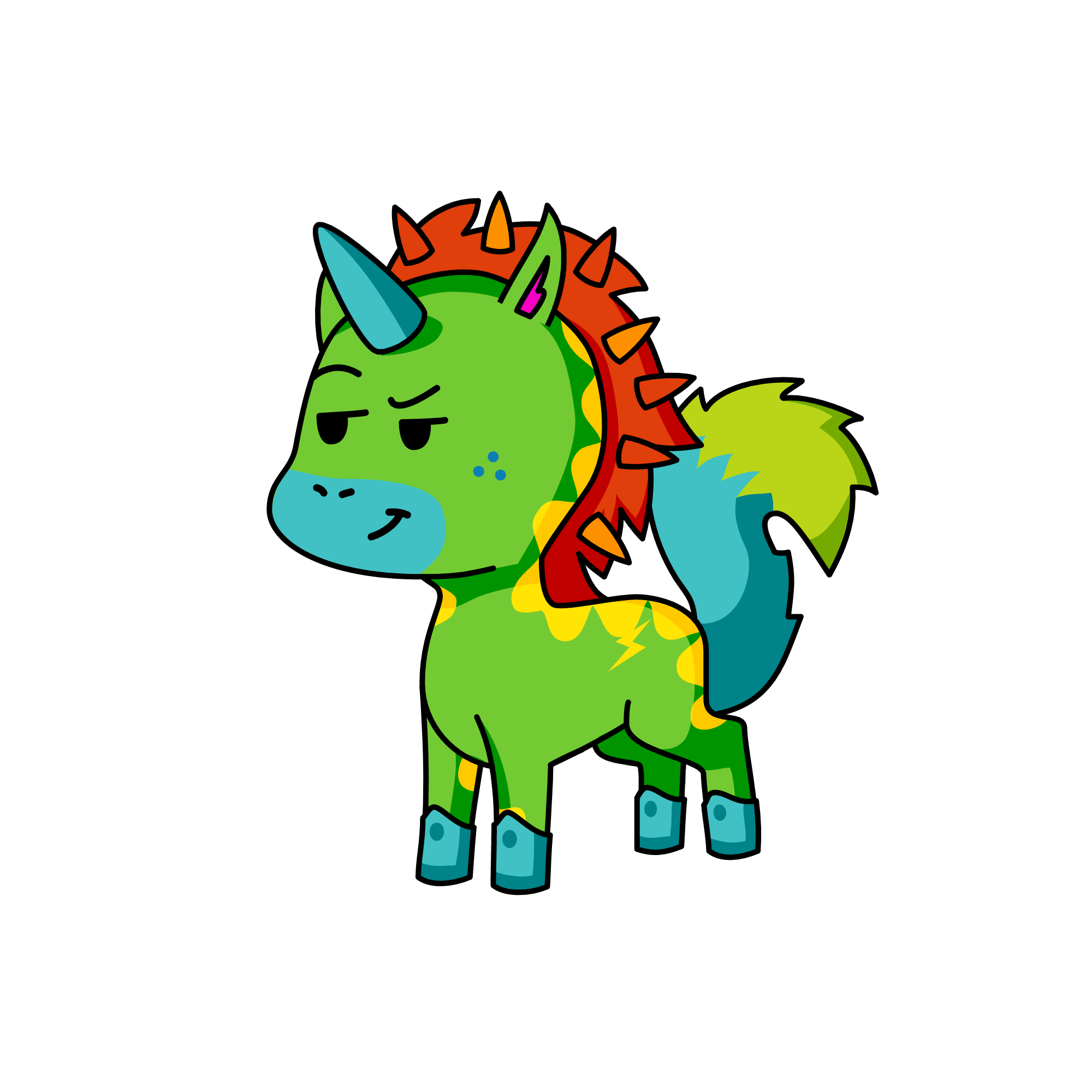 nosey, the unicorn