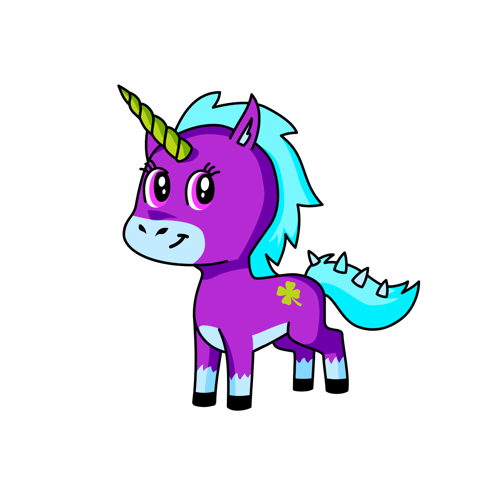 luck buck, the unicorn