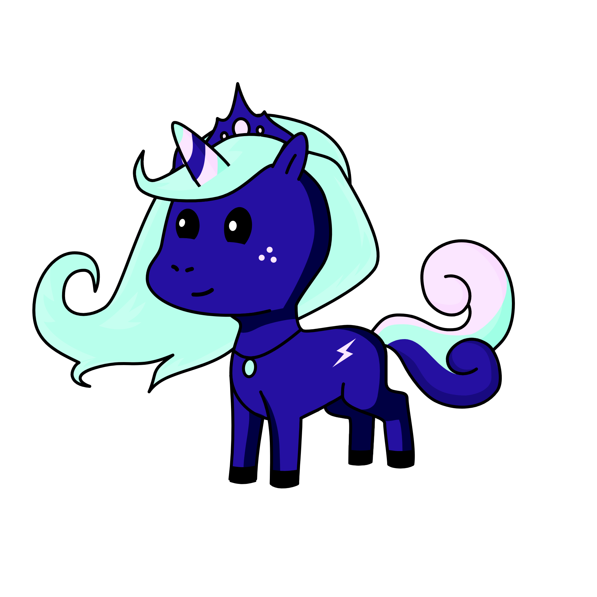 winter queen, the unicorn