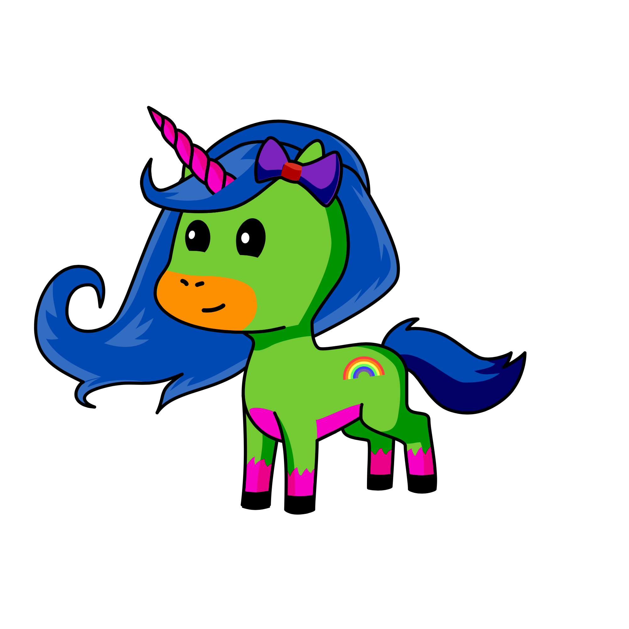 a, the unicorn