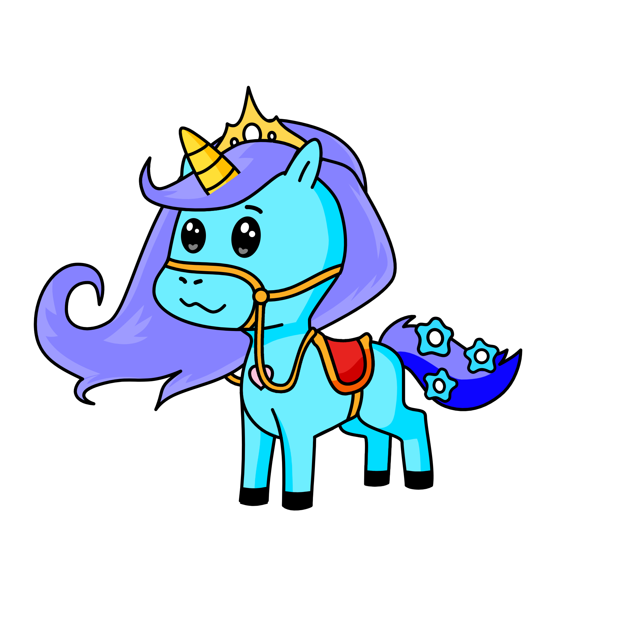 cool, the unicorn
