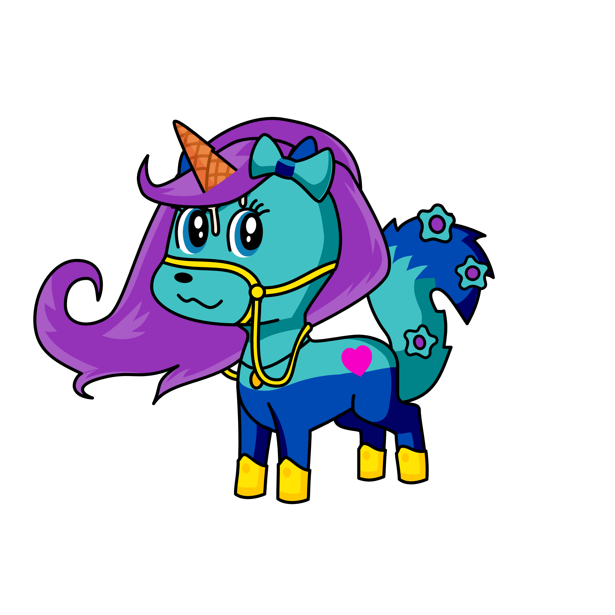 Ice, the unicorn