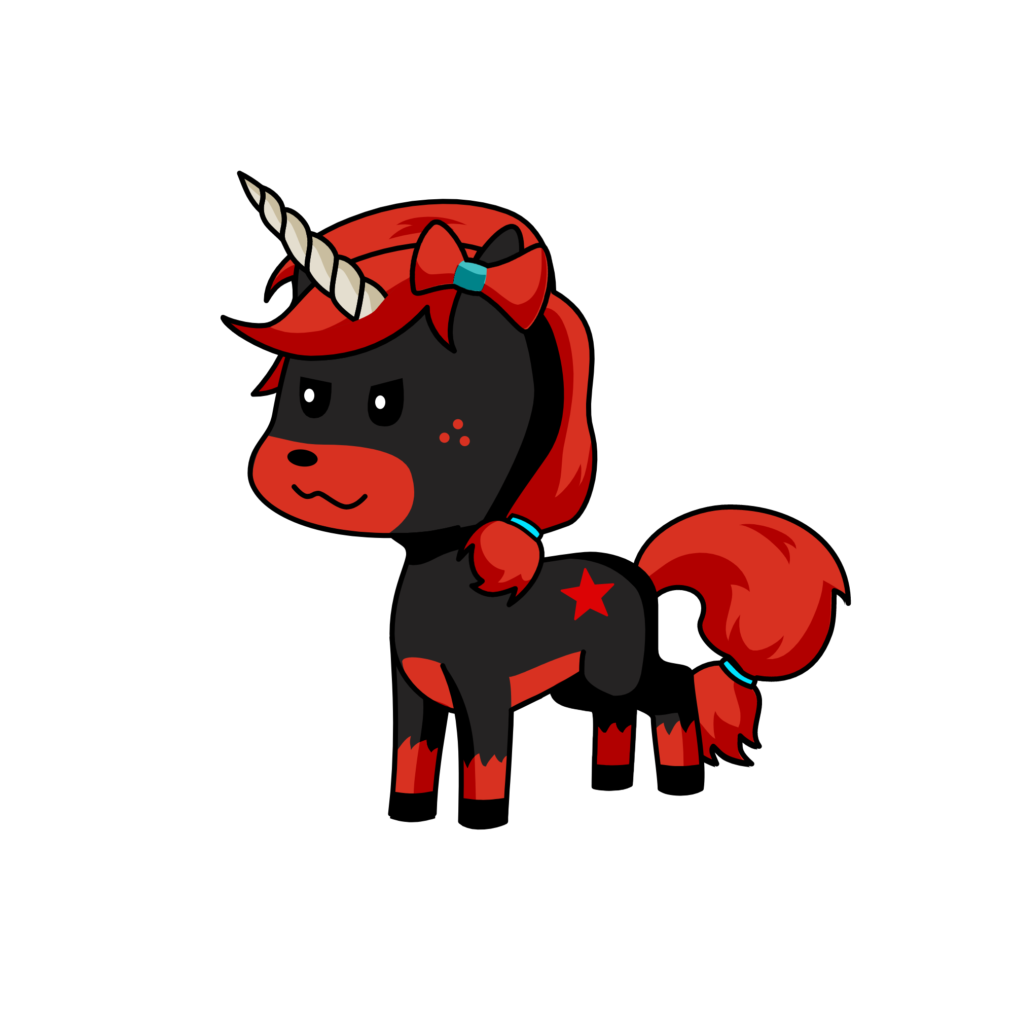 Demon Unicorn, the unicorn