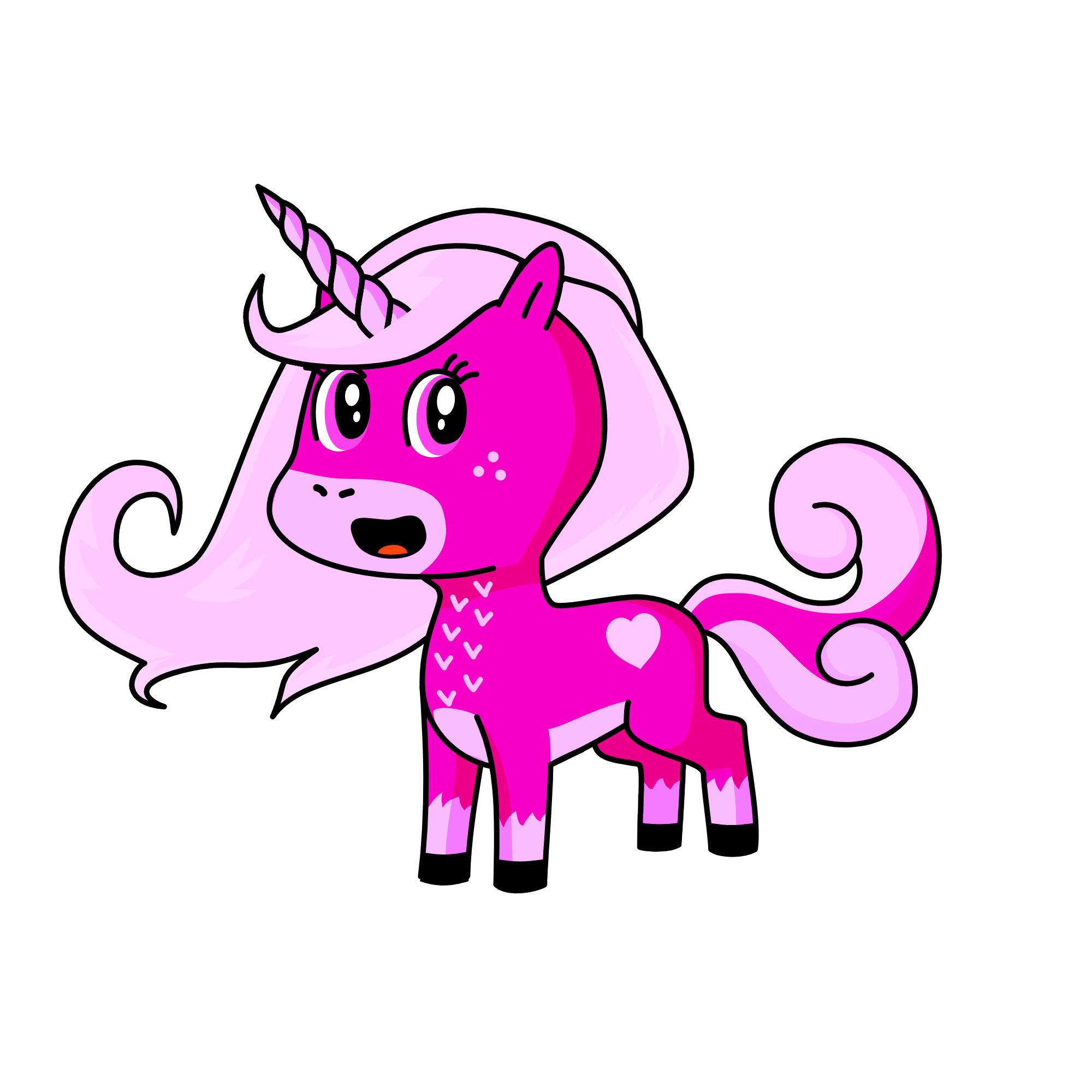 pinky, the unicorn