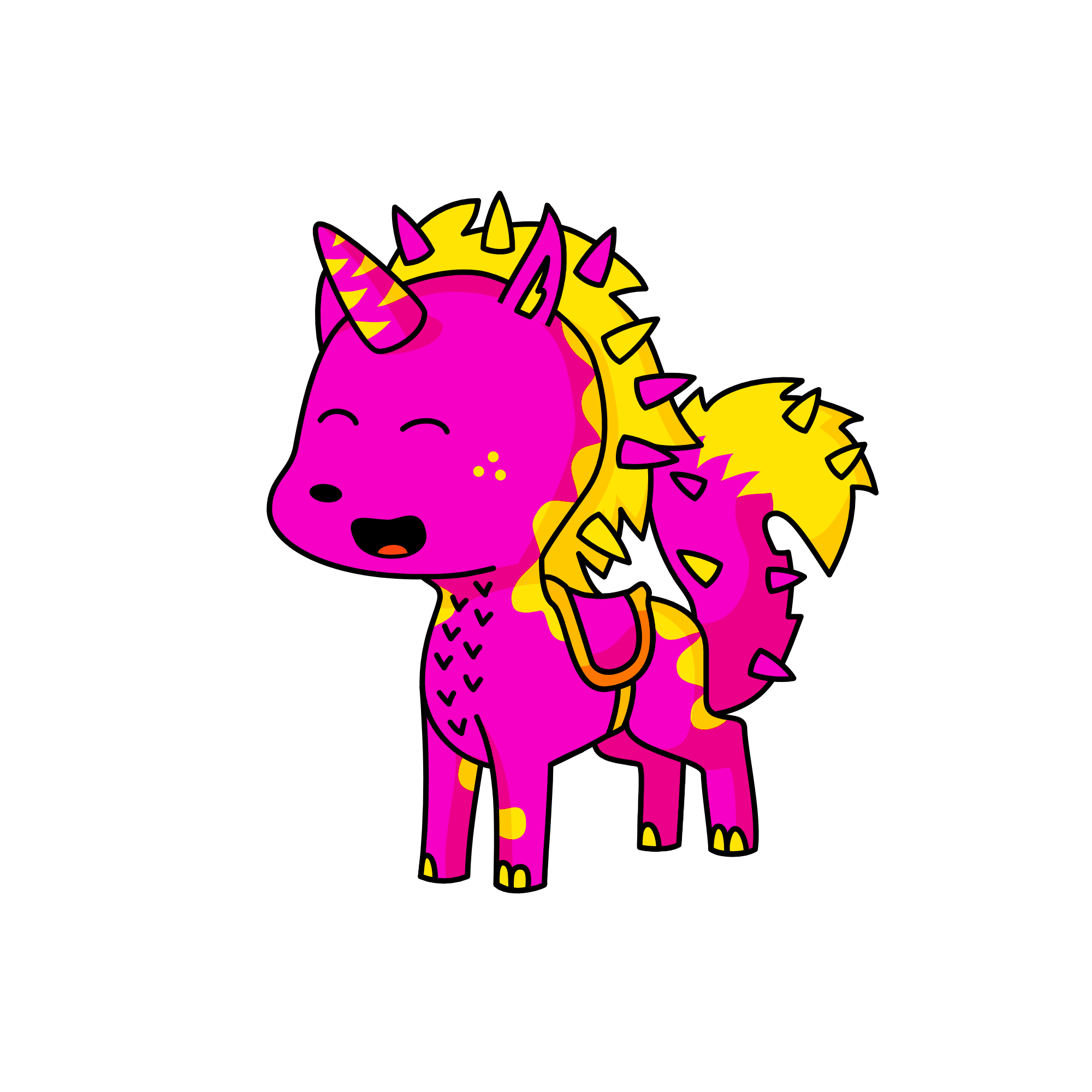 pinkly, the unicorn