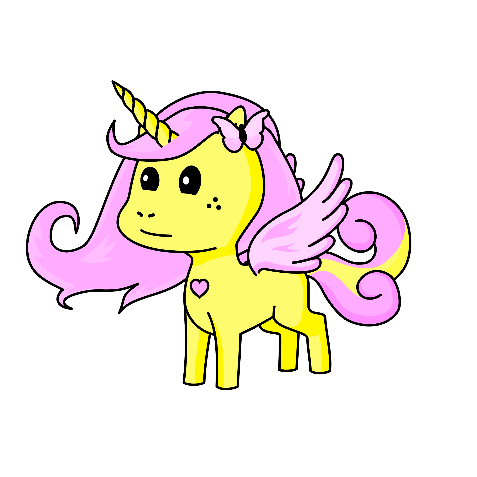 FlutterShy, the unicorn