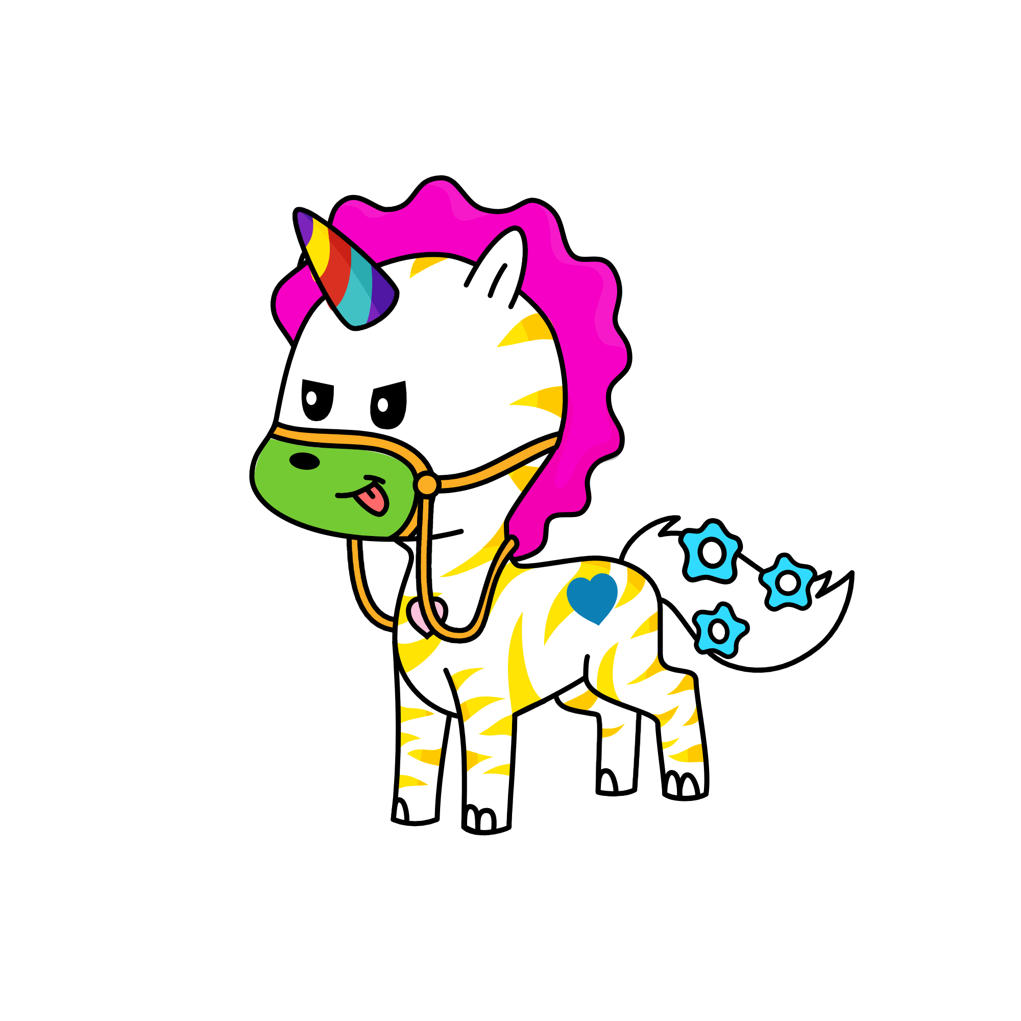 zebra lover, the unicorn