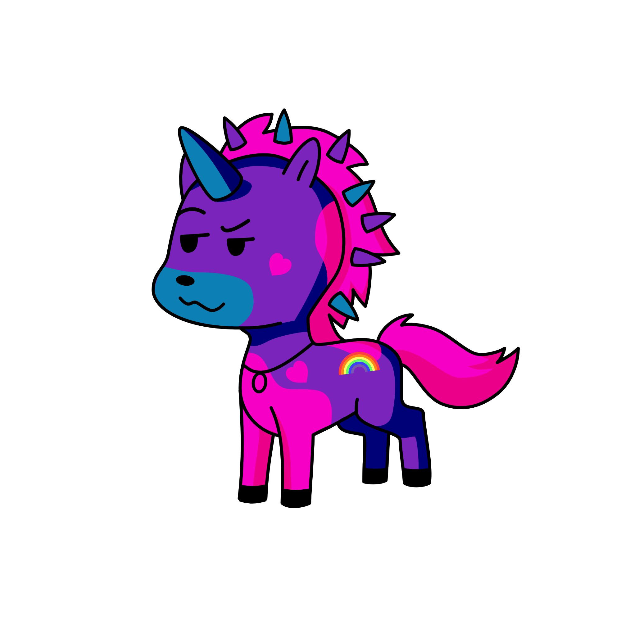 My Bi unicorn, the unicorn