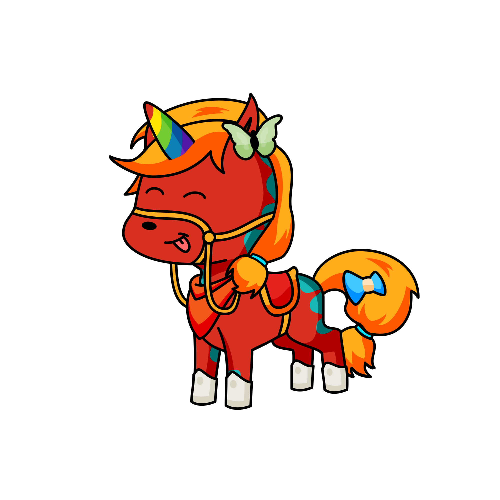 Zxcvbnm, the unicorn