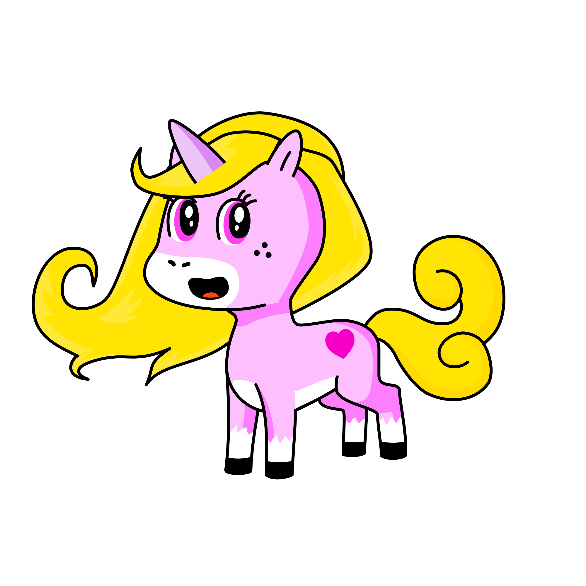 Kawaii💗, the unicorn