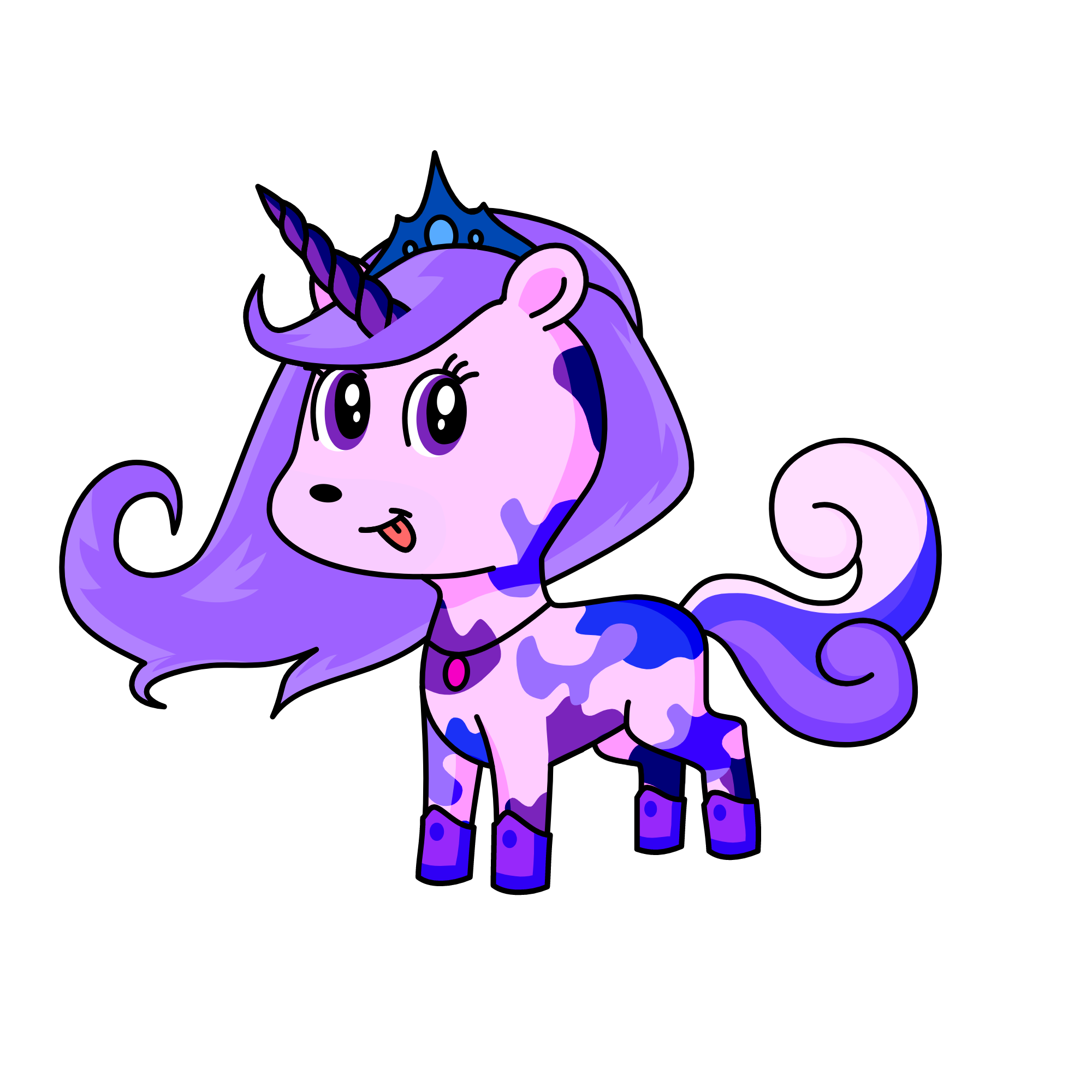 Moonstar, the unicorn
