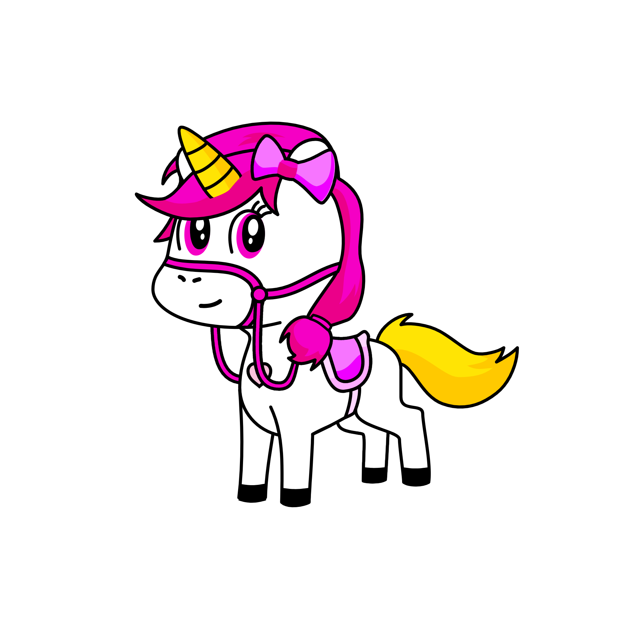 Pinky, the unicorn