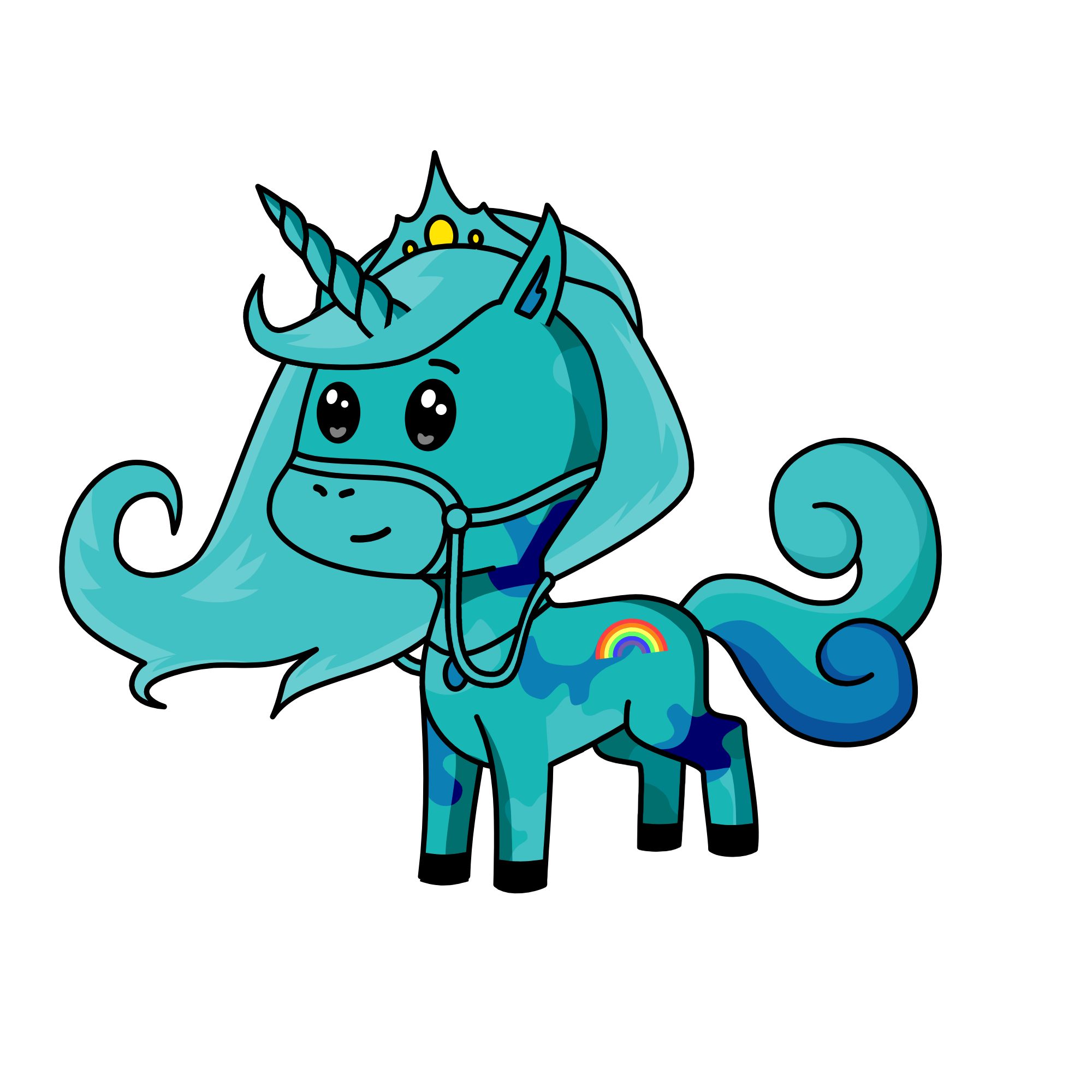 Aqua, the unicorn