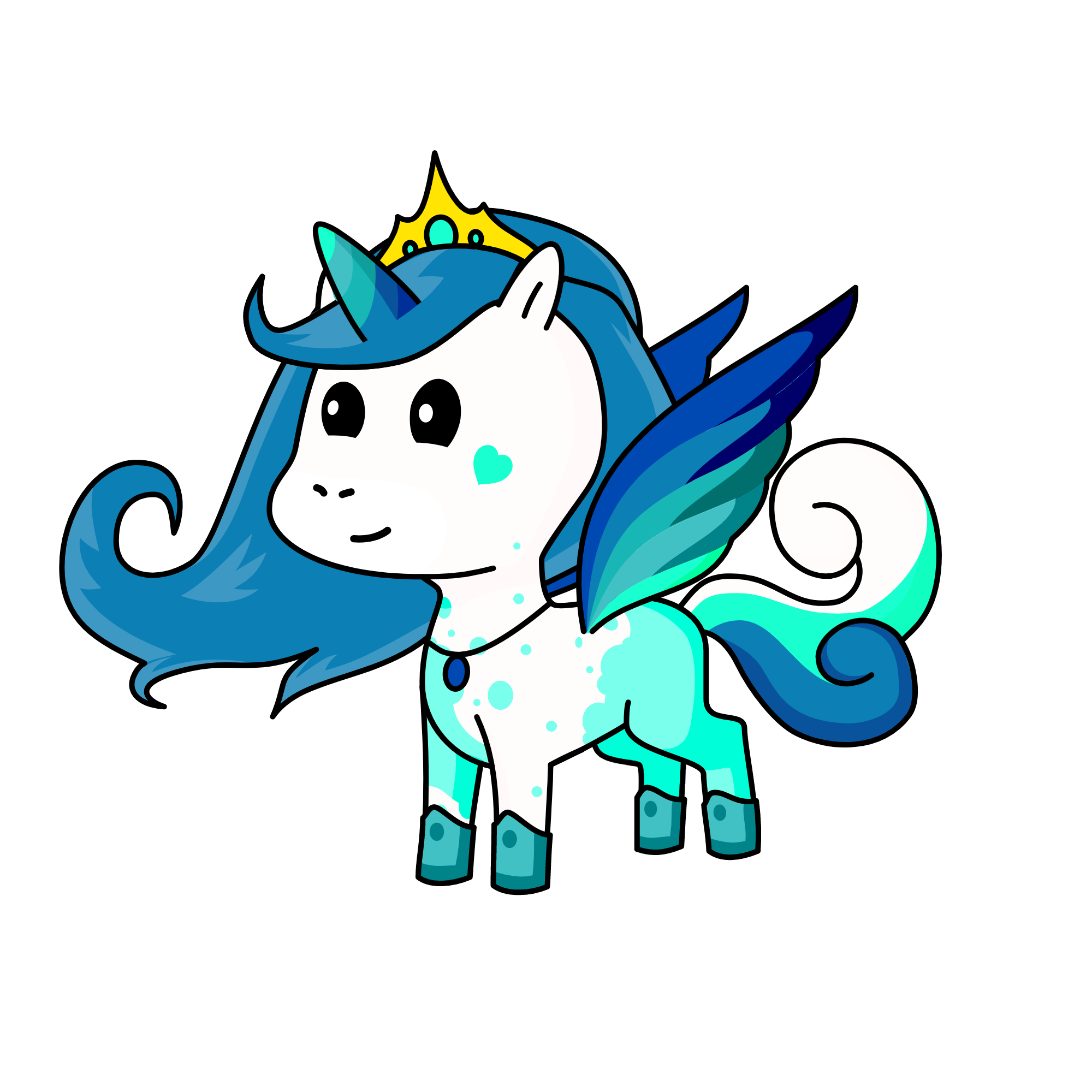 Snowligth , the unicorn