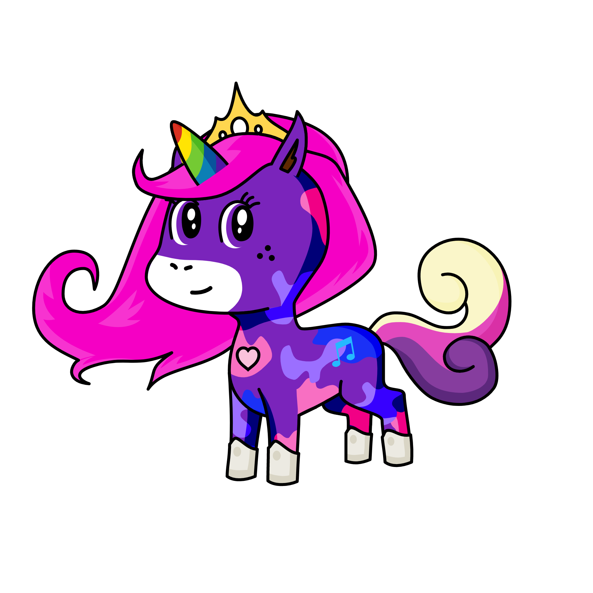 Flare, the unicorn