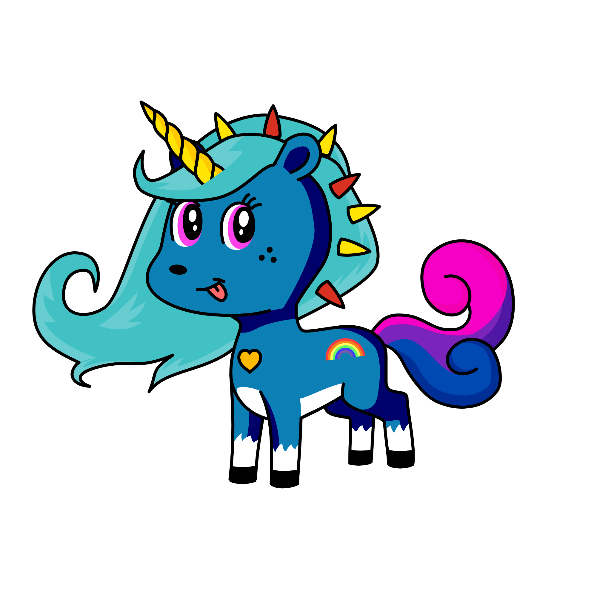 colorfull, the unicorn