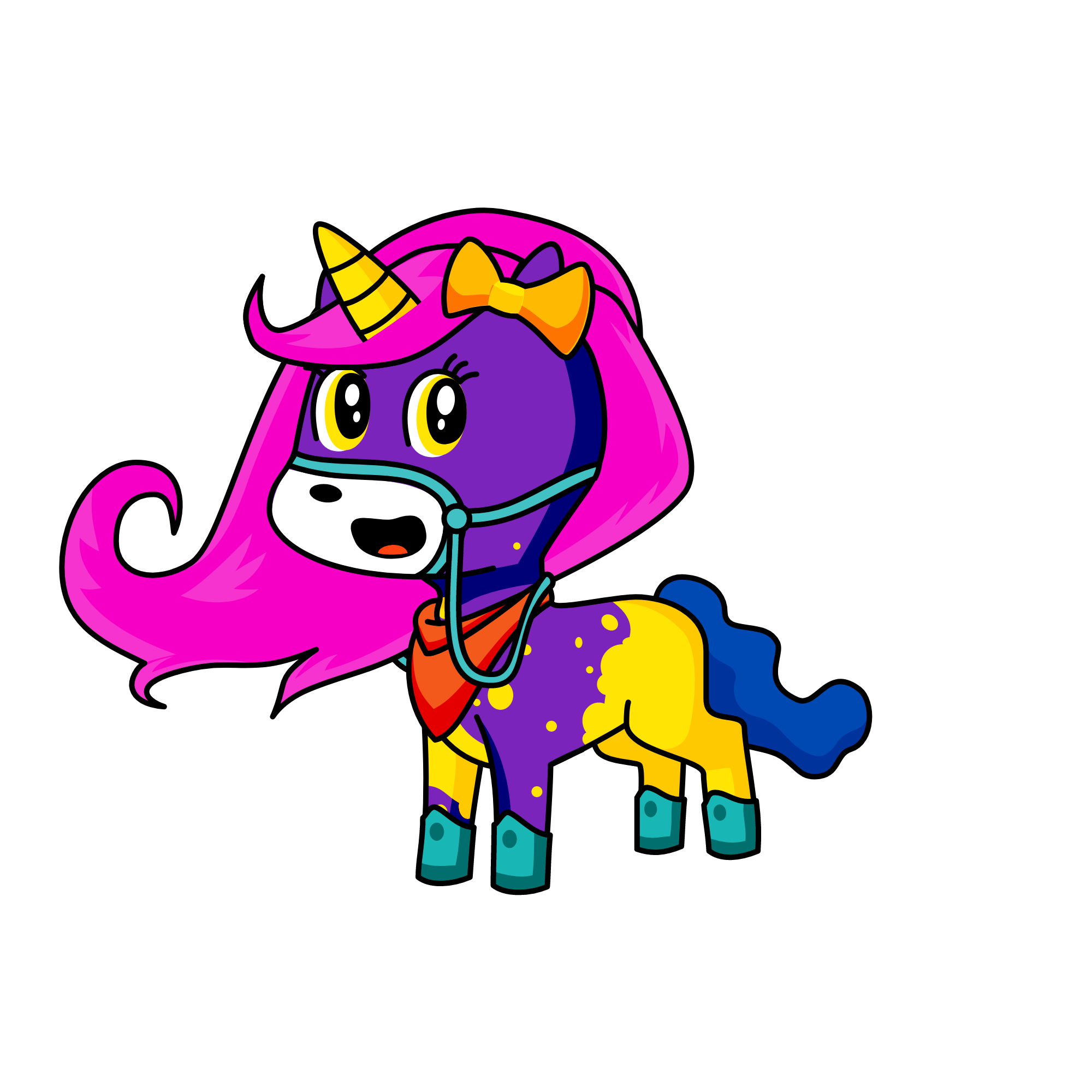 HA HA, the unicorn
