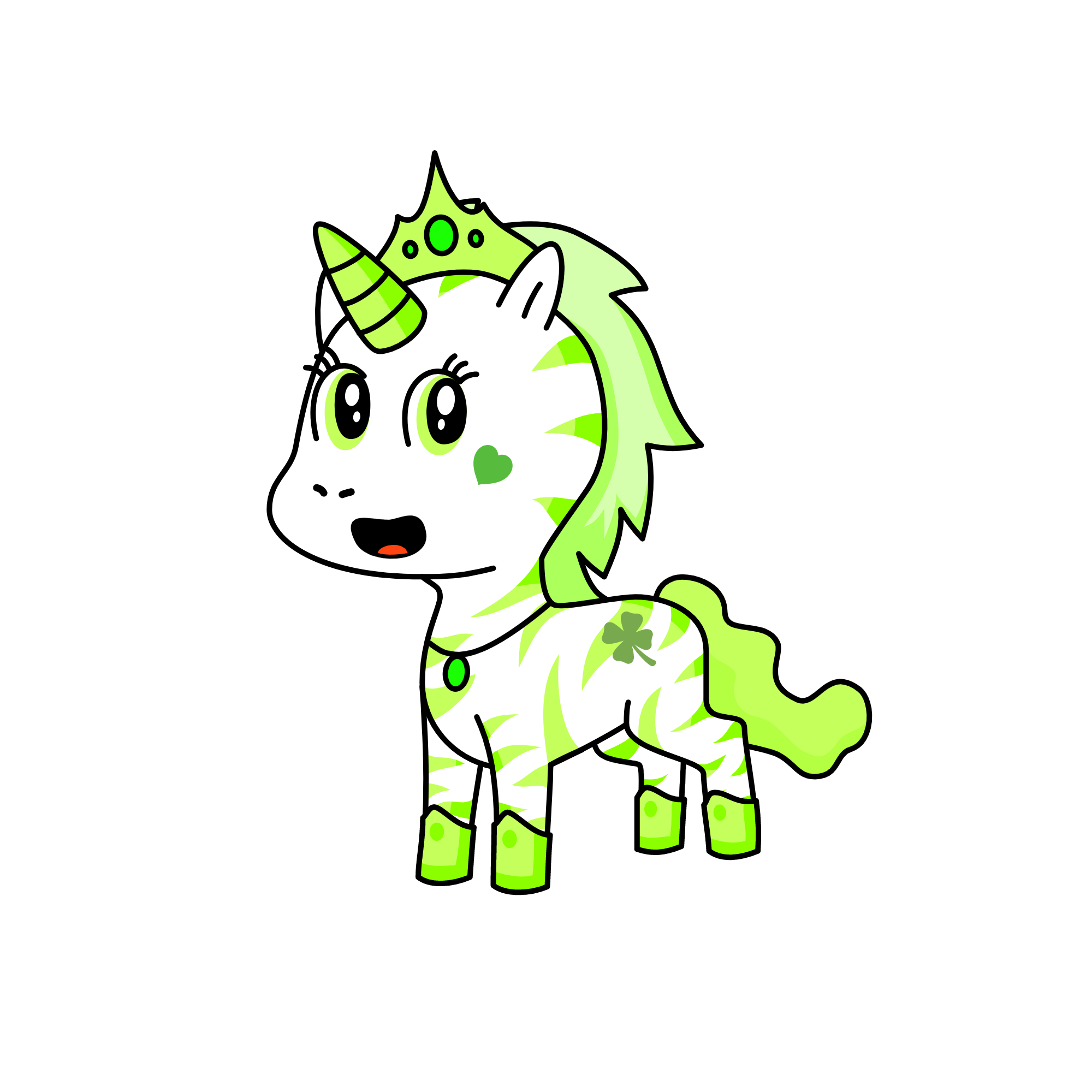 greenly, the unicorn