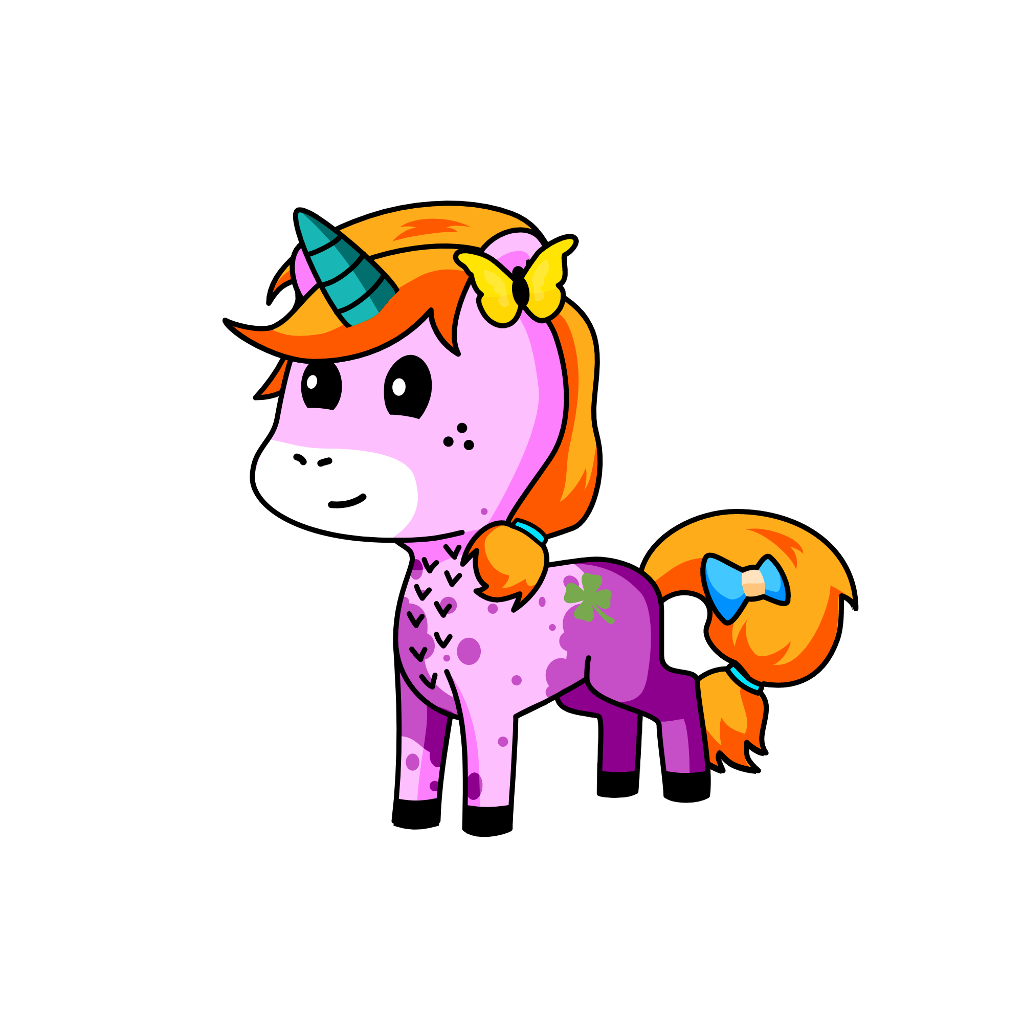 Bowtie, the unicorn