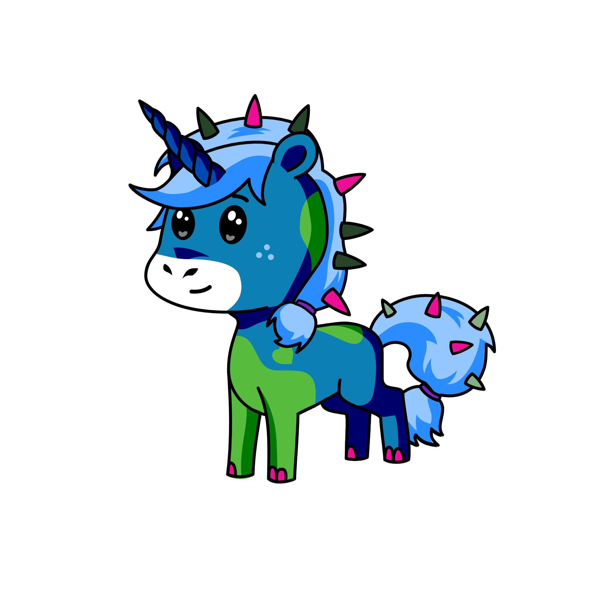 Bubble, the unicorn