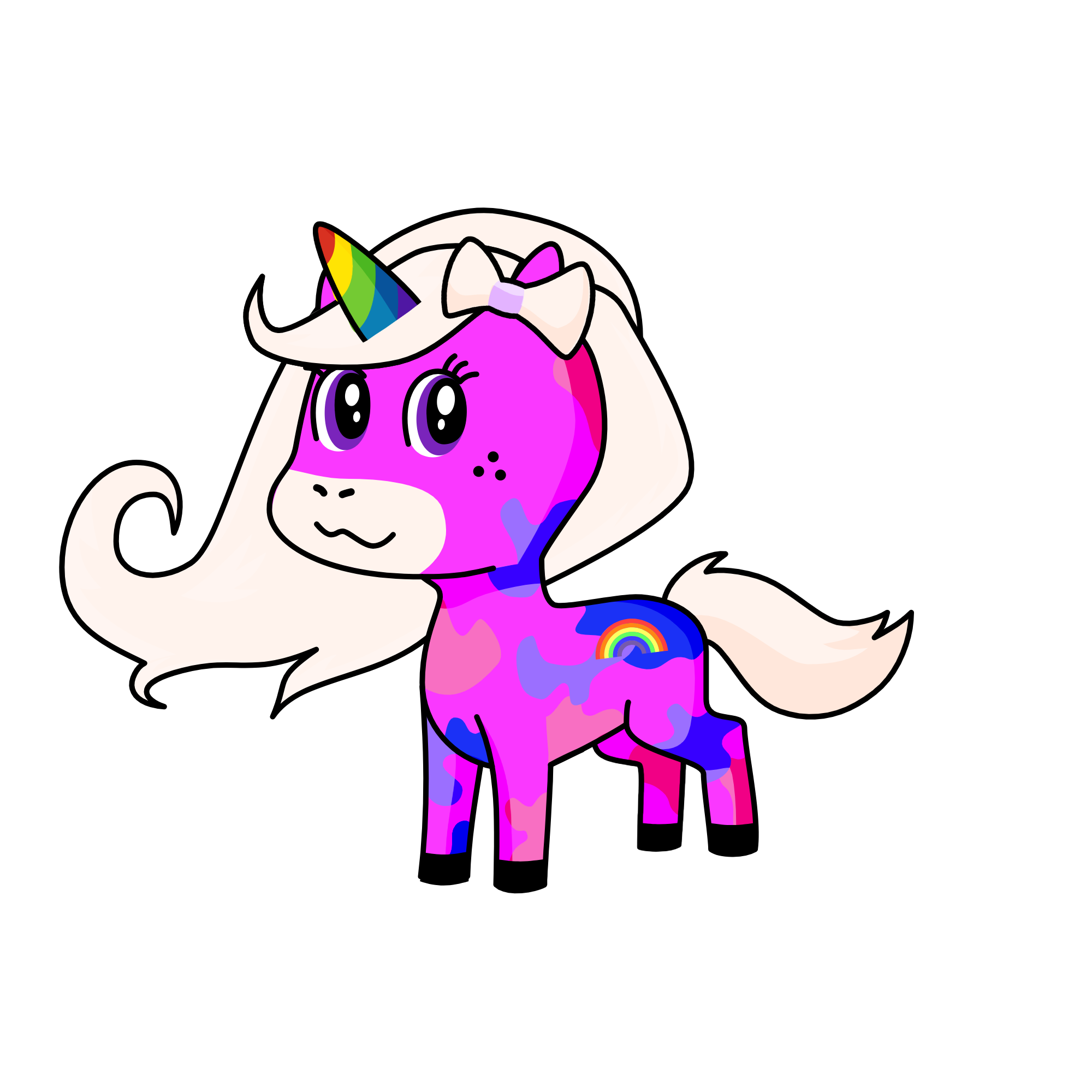 Rainbow Loveshine, the unicorn