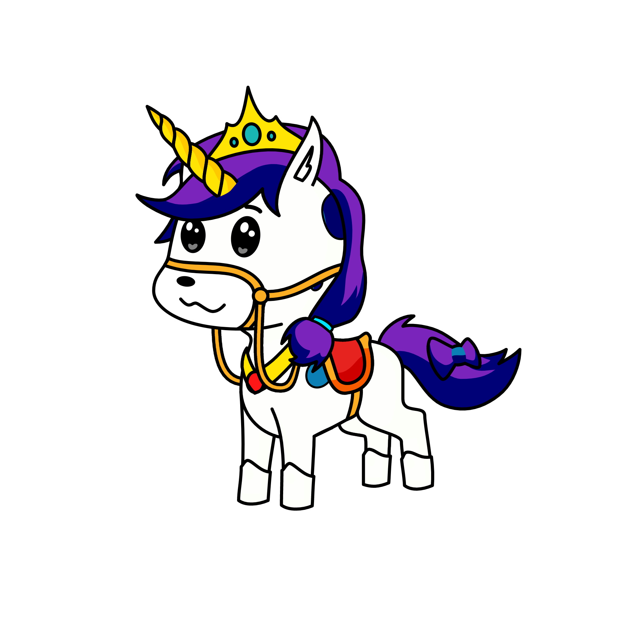 Princess Poppy, the unicorn