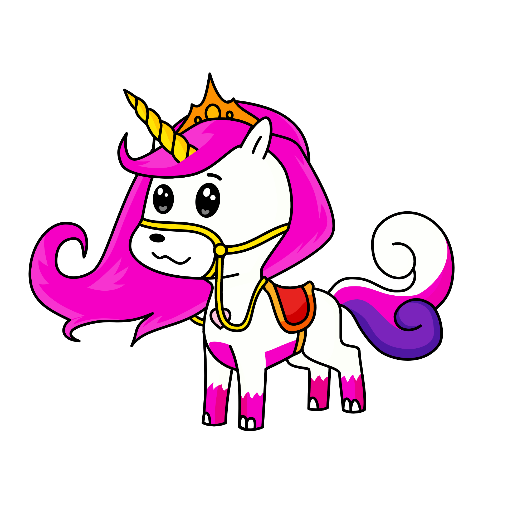 Queen Pinky, the unicorn