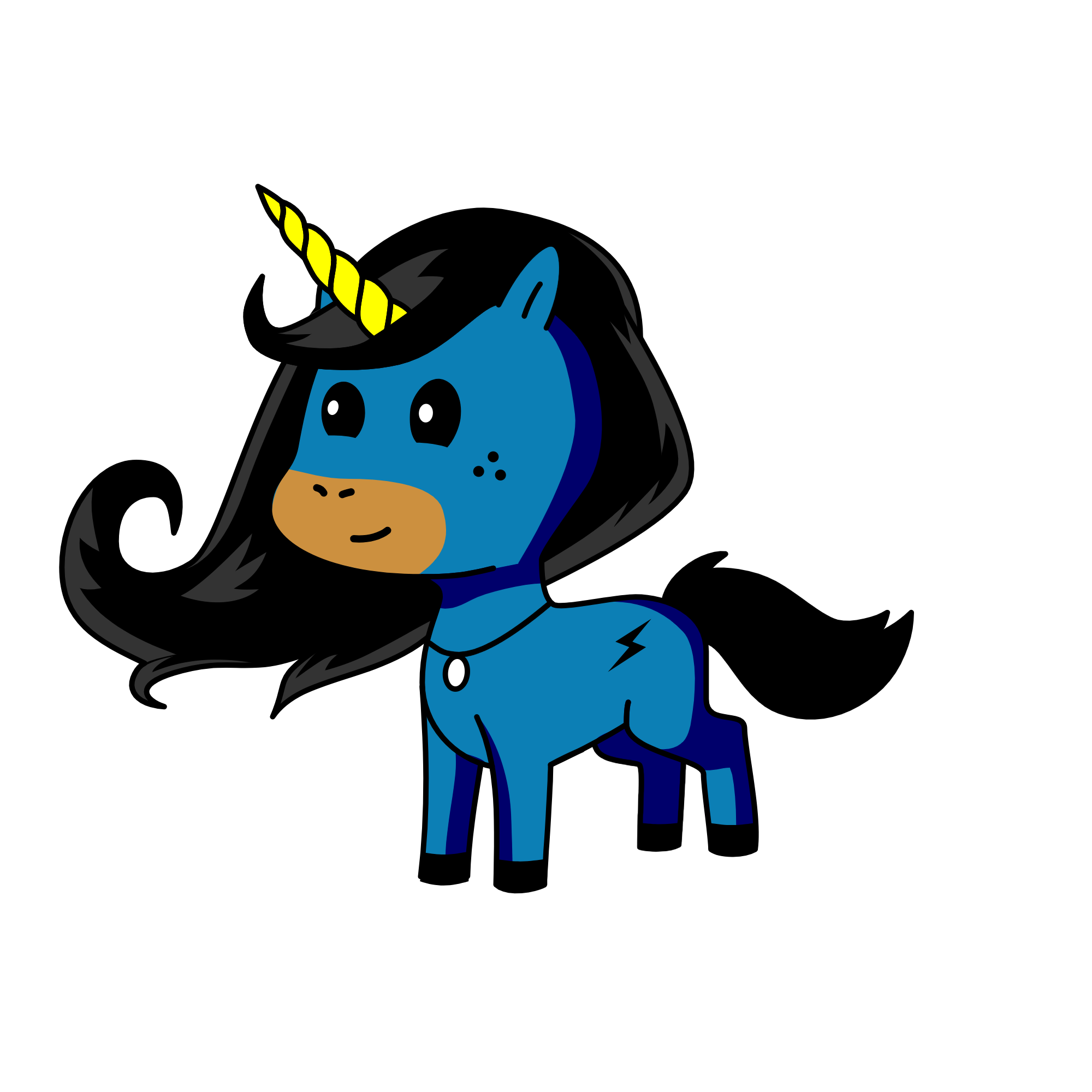 Midnight, the unicorn