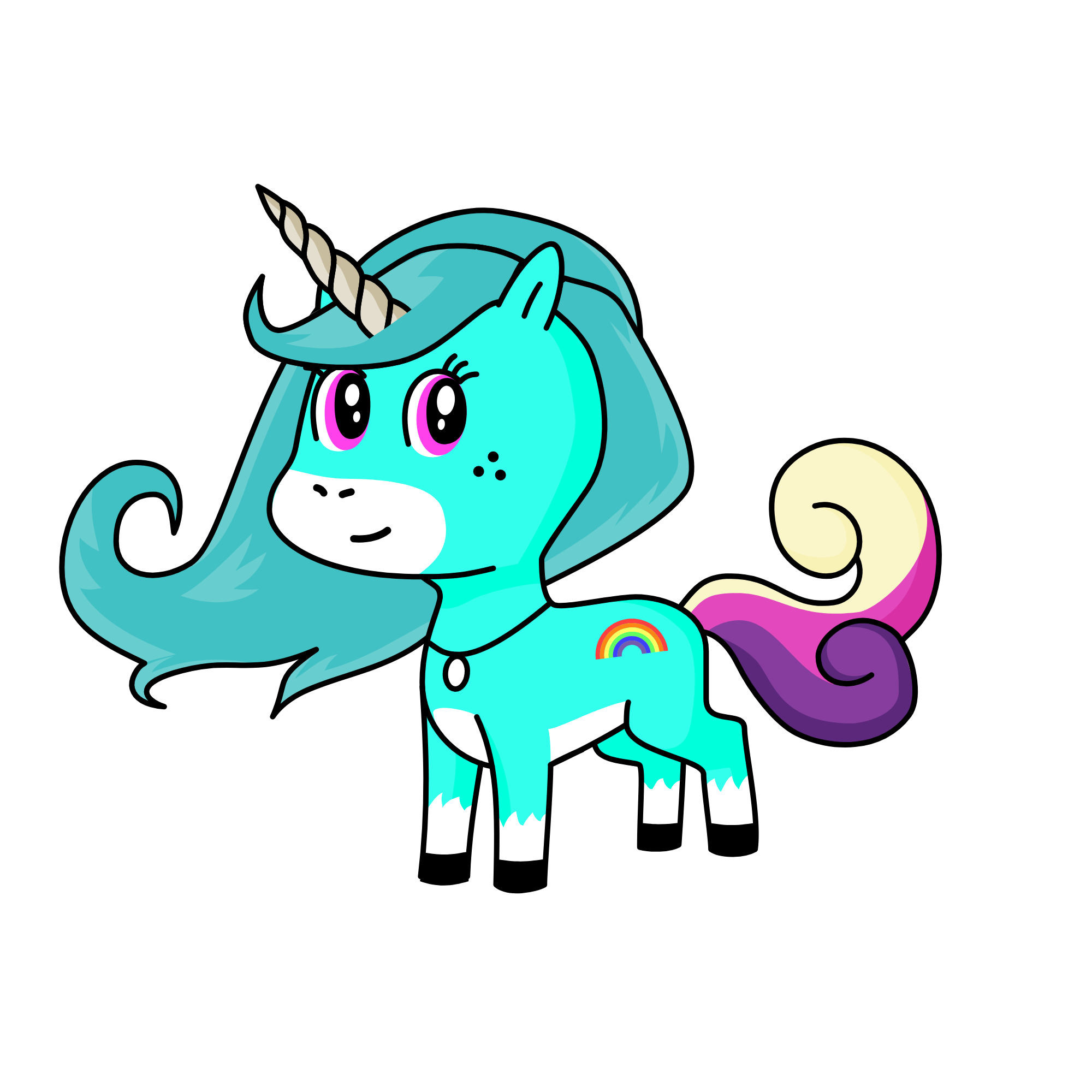 rainbow, the unicorn