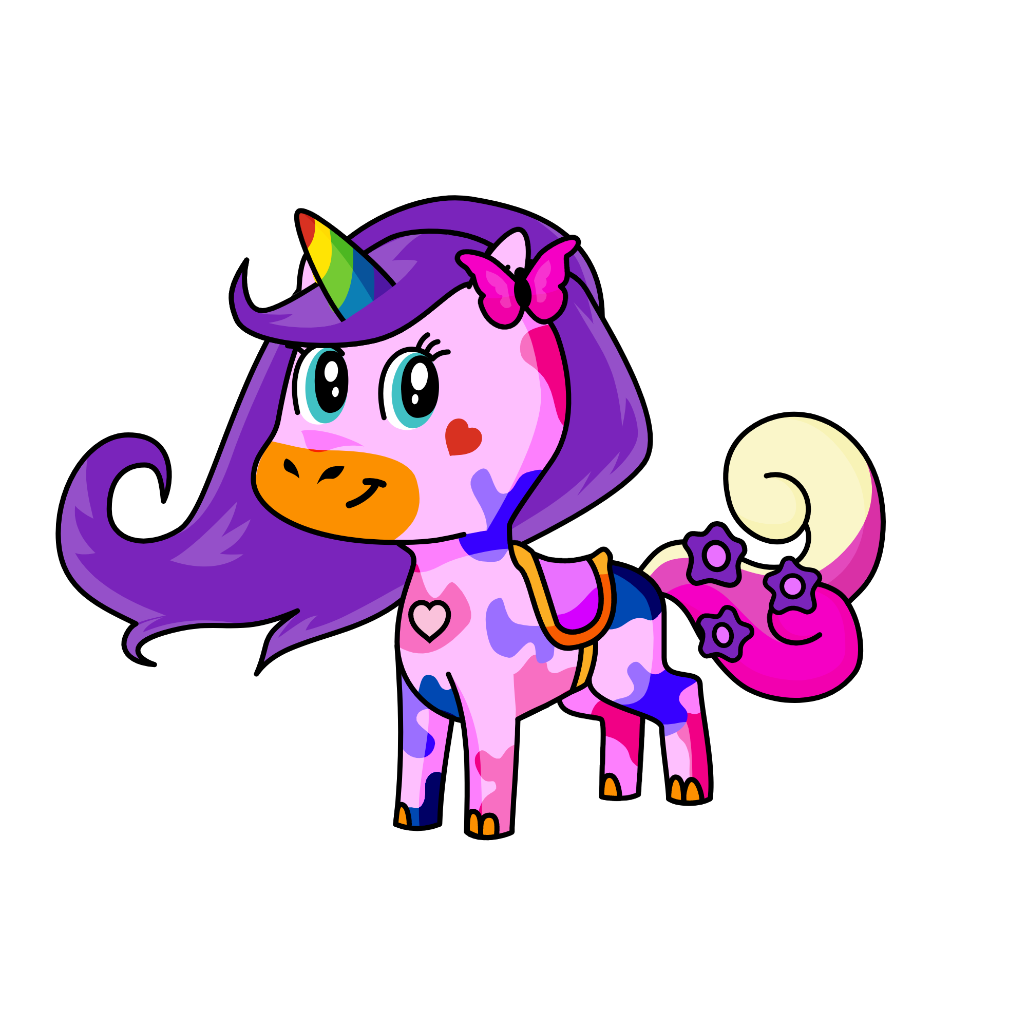 sparkly, the unicorn