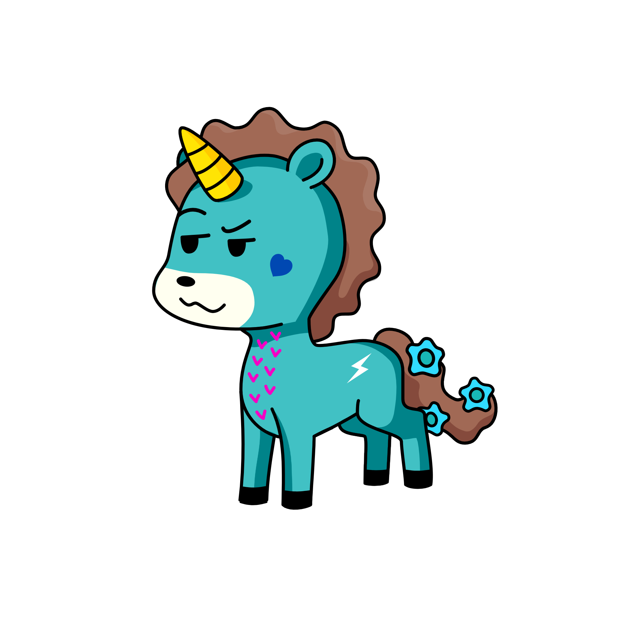 scary person, the unicorn