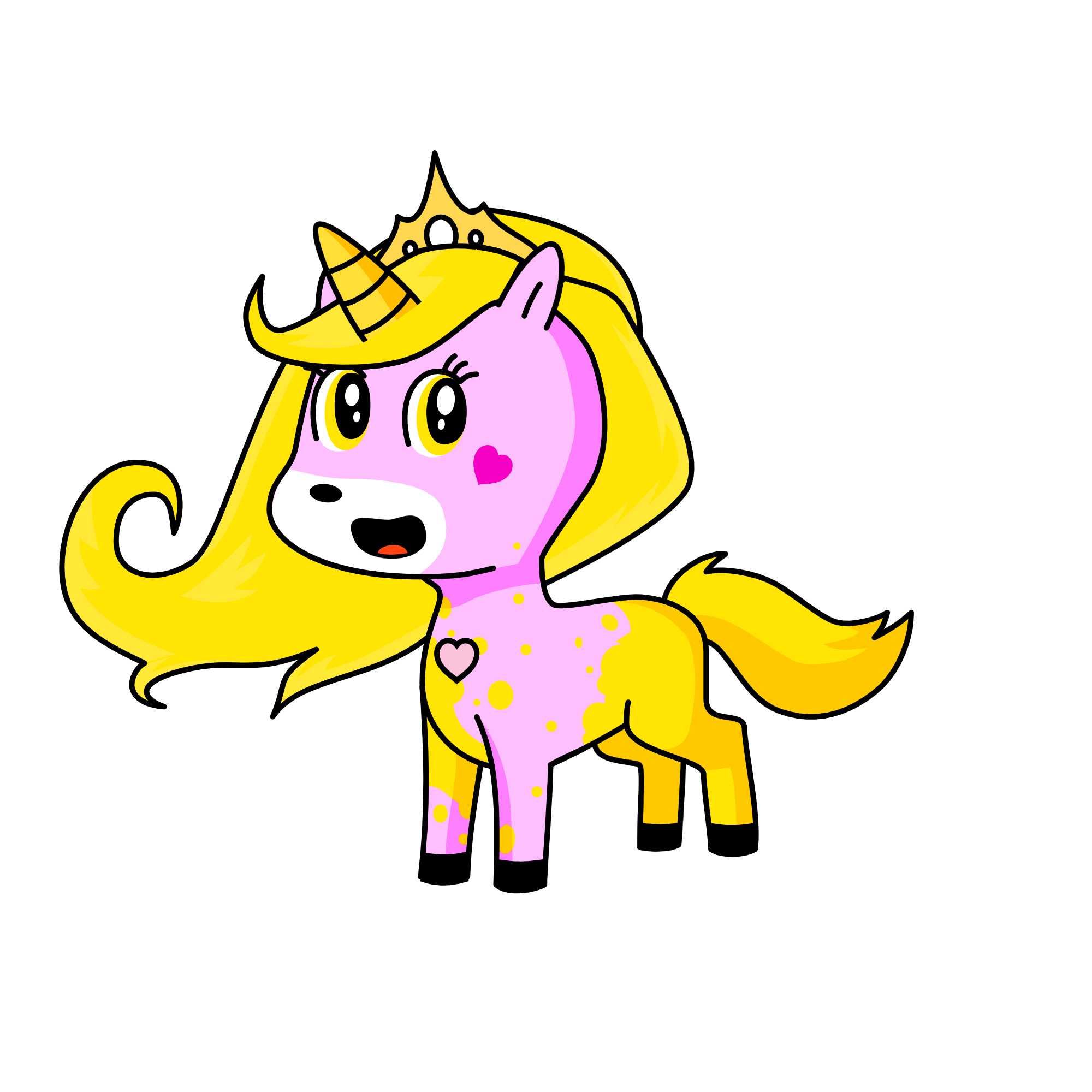 Hi , the unicorn