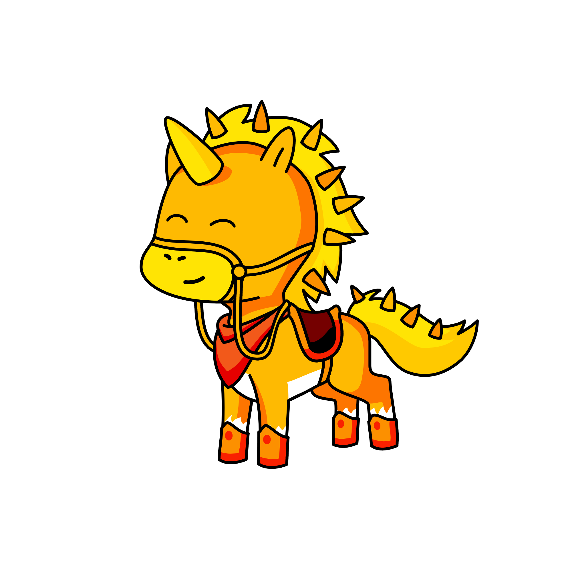 Flame, the unicorn