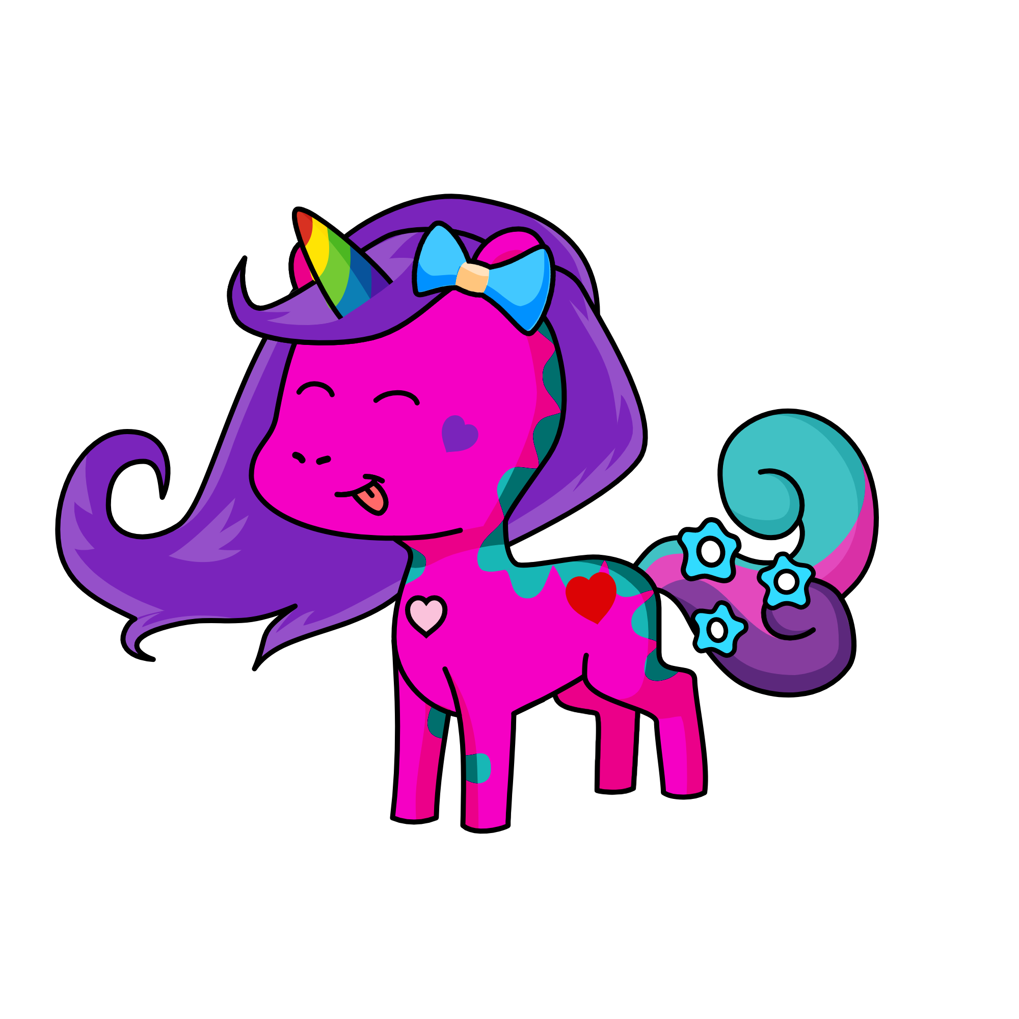 Arco-íris, the unicorn