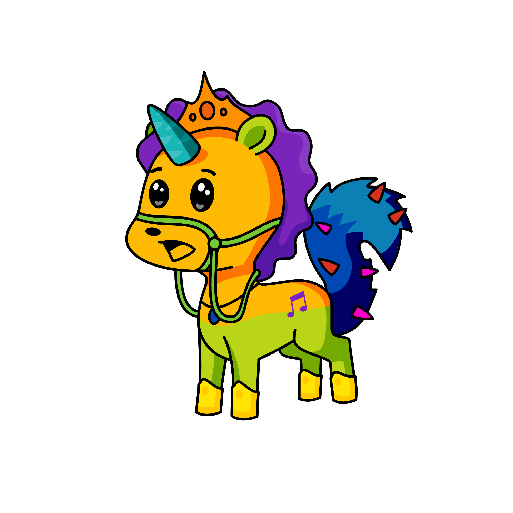 Lutadora, the unicorn