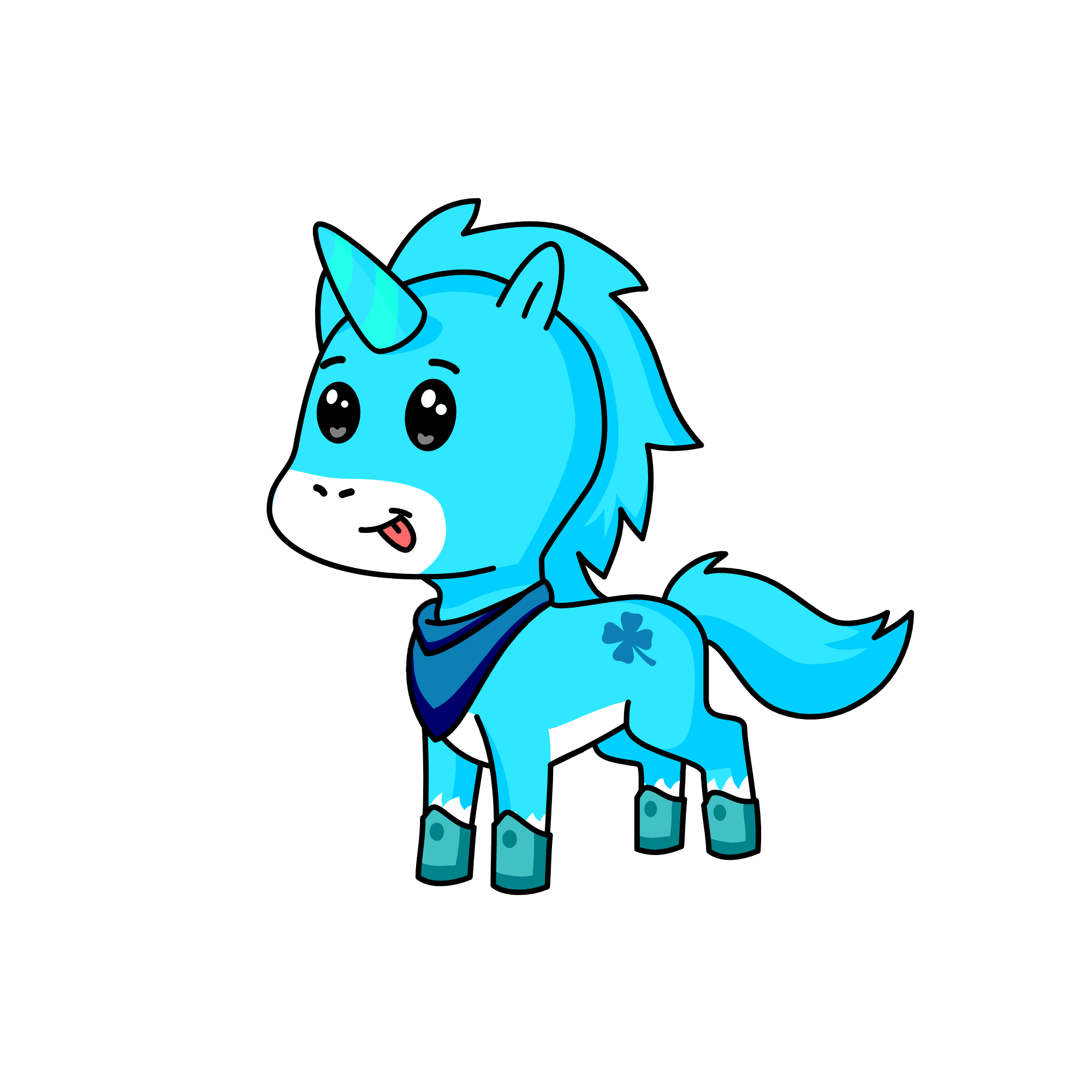 Winter, the unicorn